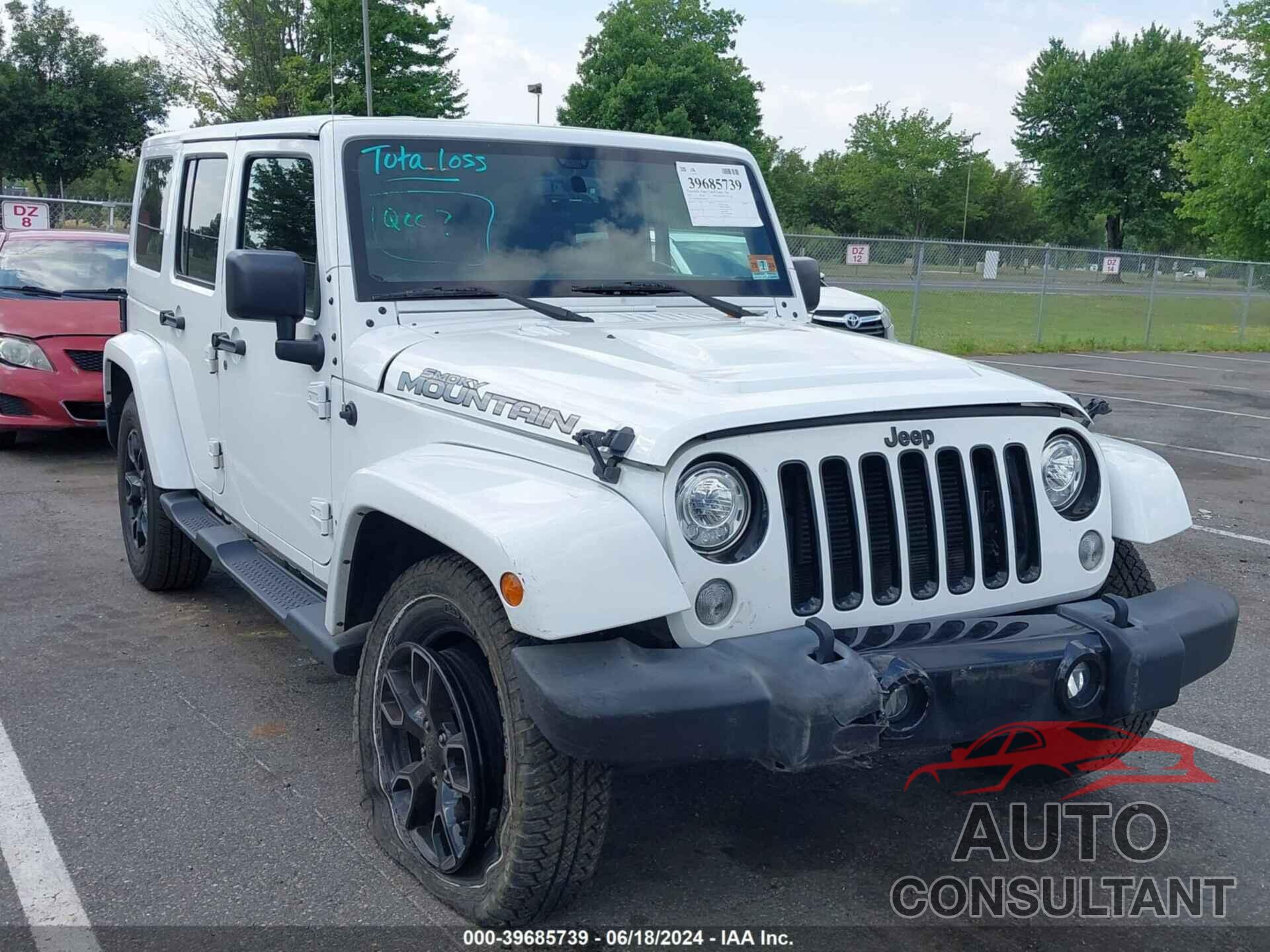 JEEP WRANGLER UNLIMITED 2017 - 1C4BJWEG1HL697154