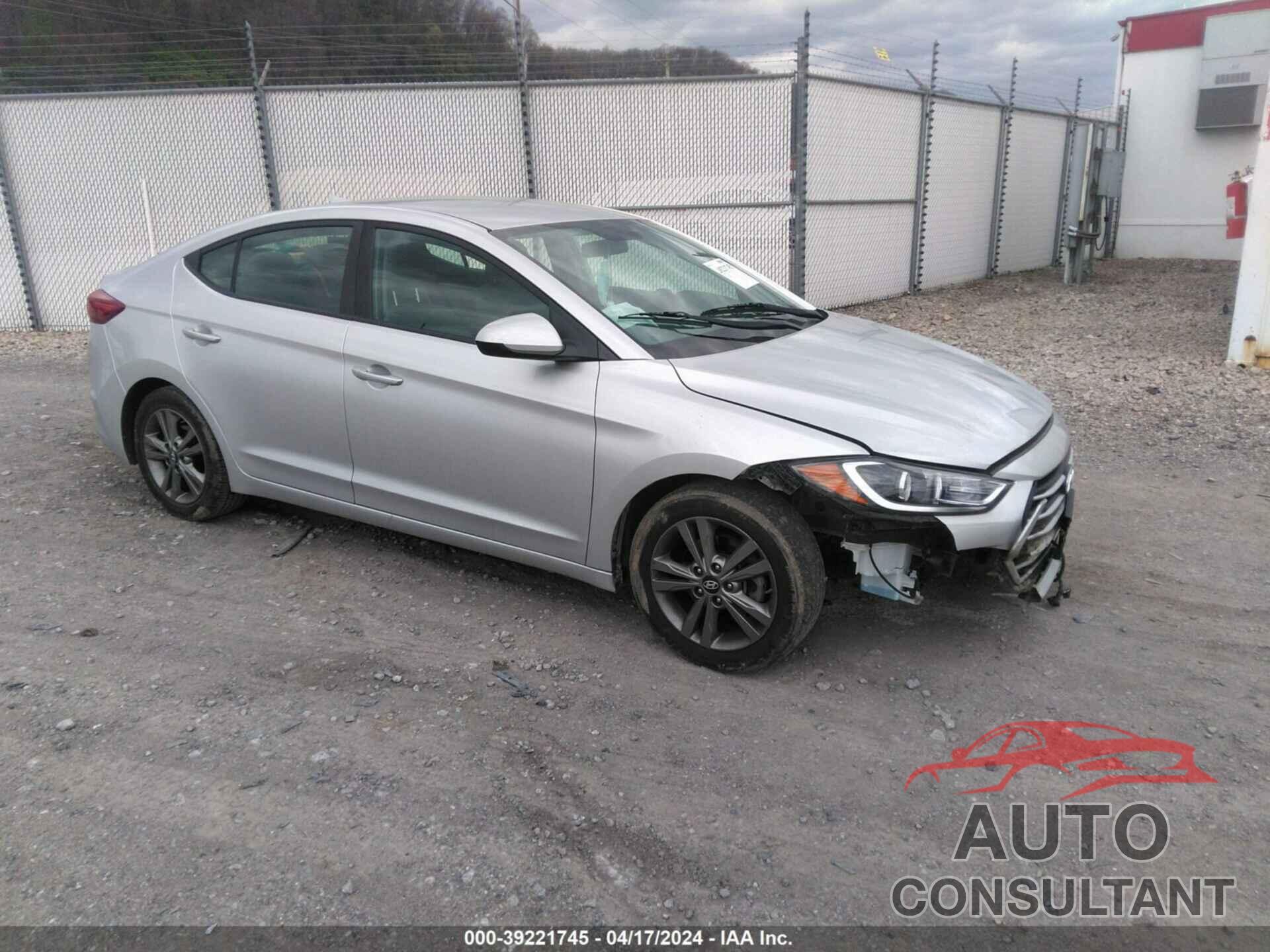 HYUNDAI ELANTRA 2018 - 5NPD84LF8JH356234