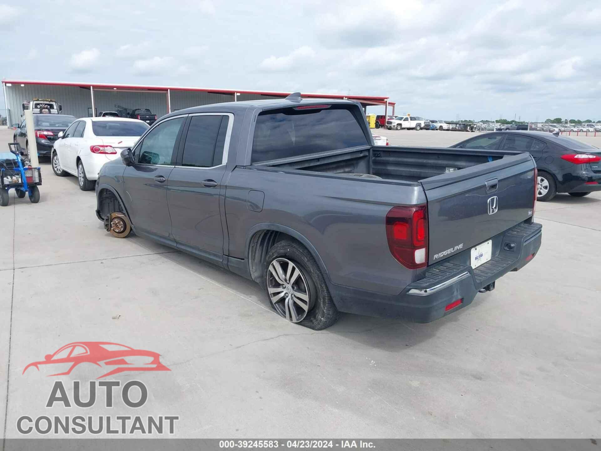 HONDA RIDGELINE 2017 - 5FPYK2F49HB008203