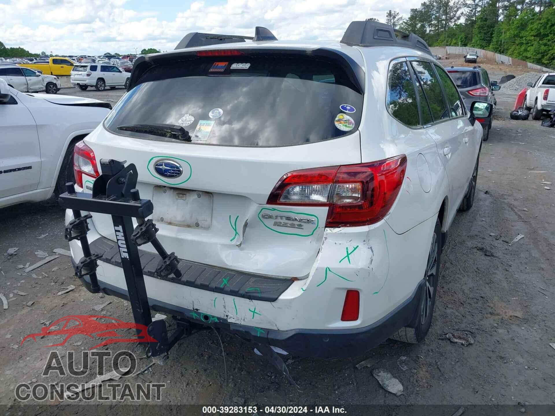 SUBARU OUTBACK 2017 - 4S4BSANC1H3338184