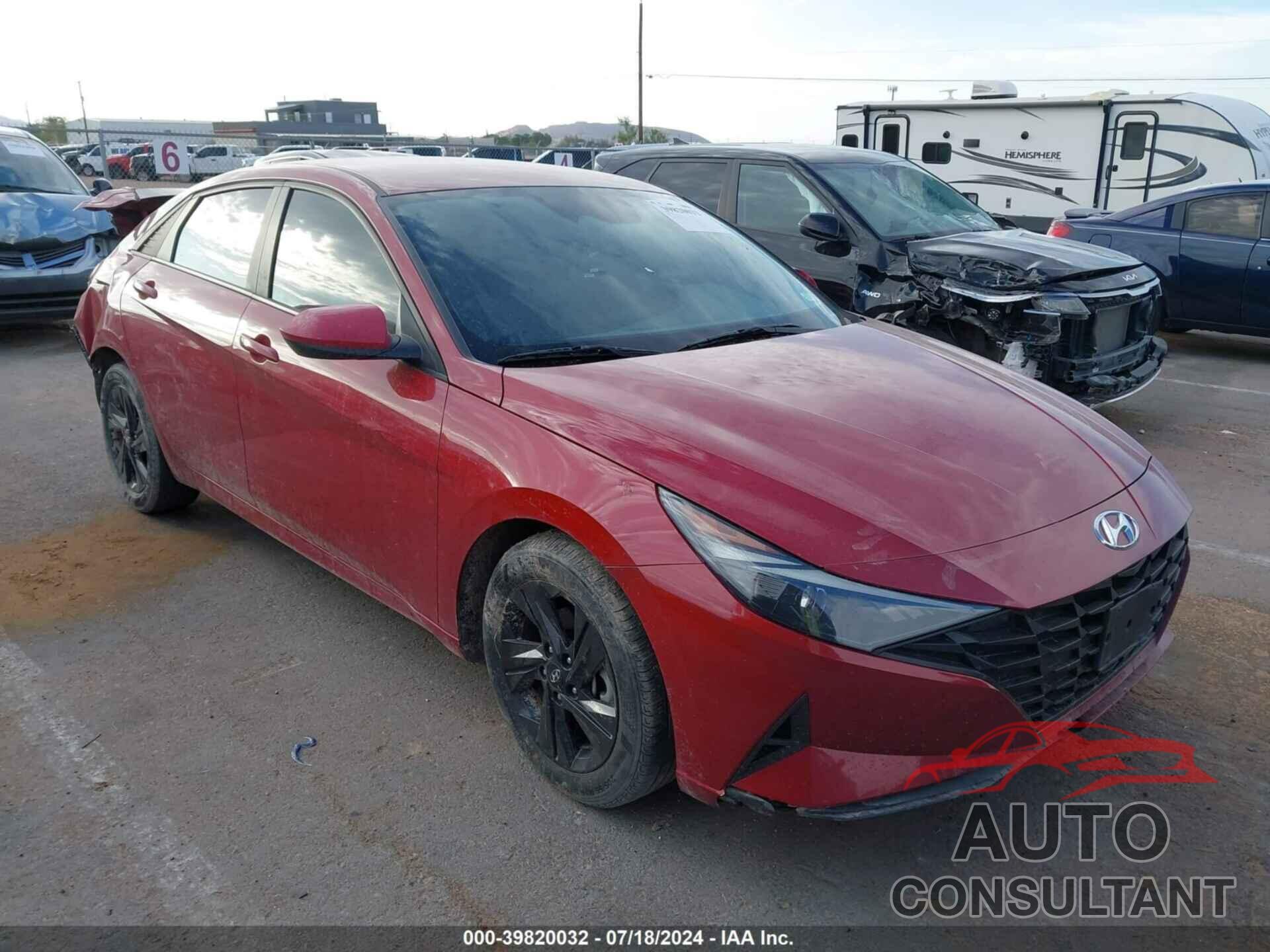 HYUNDAI ELANTRA 2021 - KMHLM4AG8MU152588