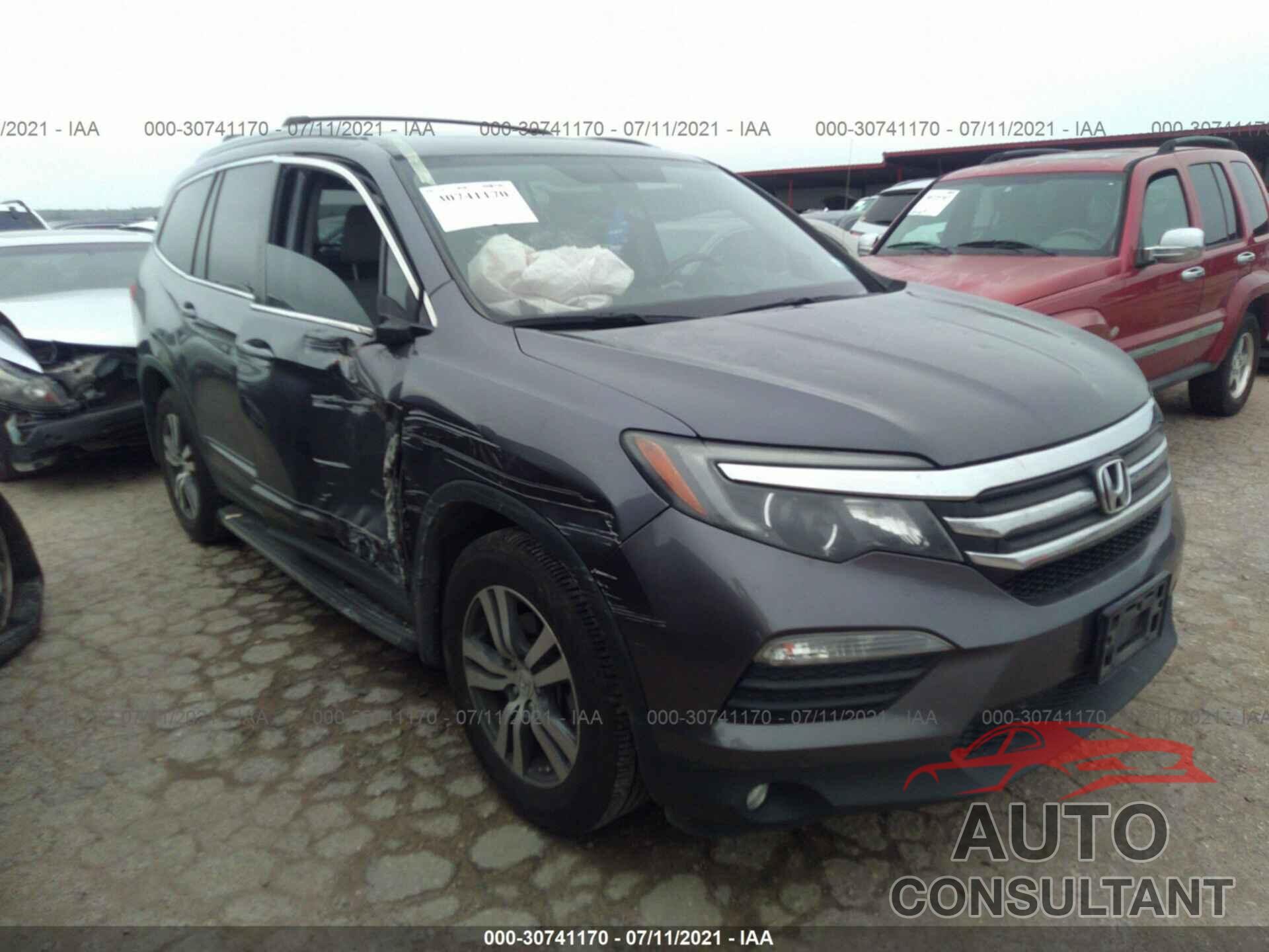 HONDA PILOT 2016 - 5FNYF5H59GB034108