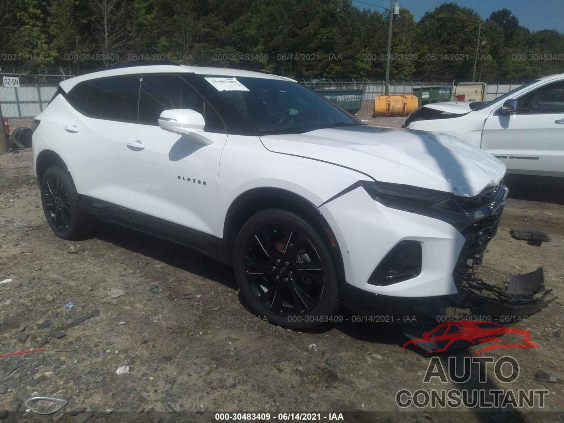 CHEVROLET BLAZER 2019 - 3GNKBERS1KS663147