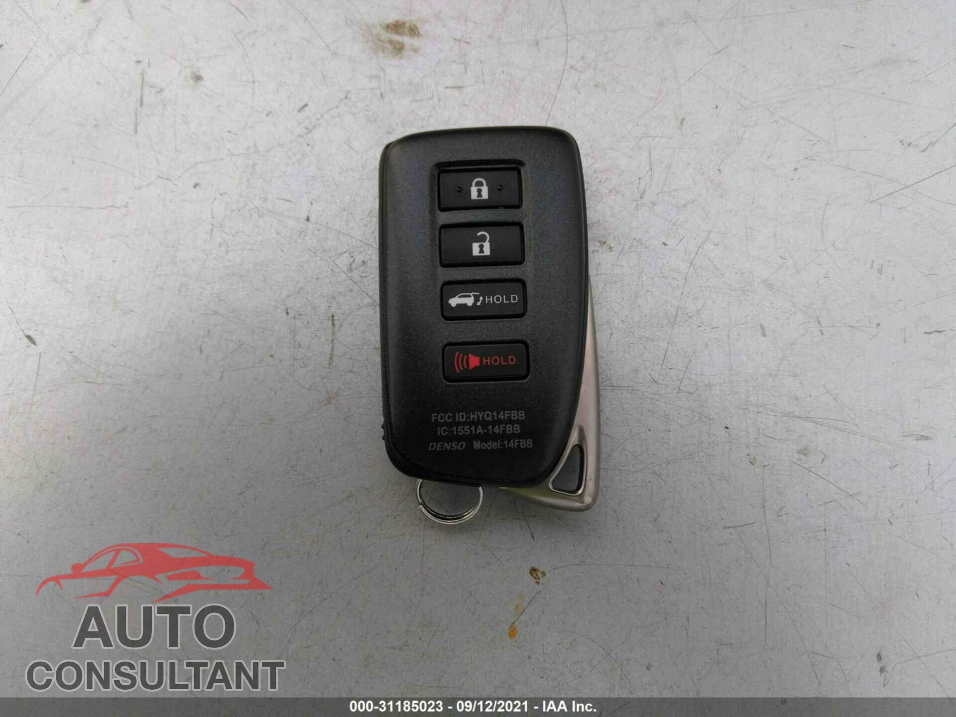 LEXUS RX 2017 - 2T2BZMCAXHC104843