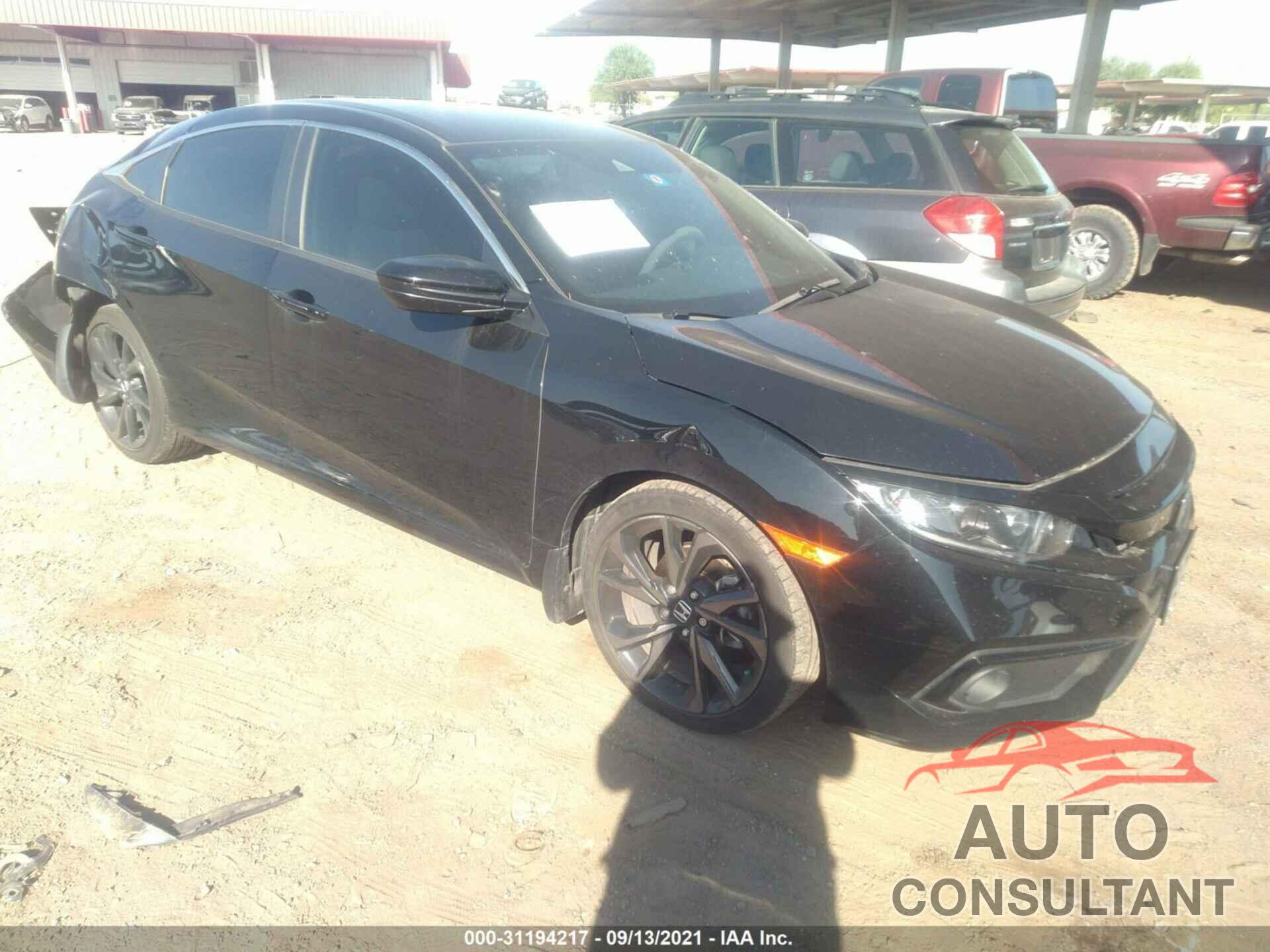 HONDA CIVIC SEDAN 2019 - 19XFC2F84KE034124