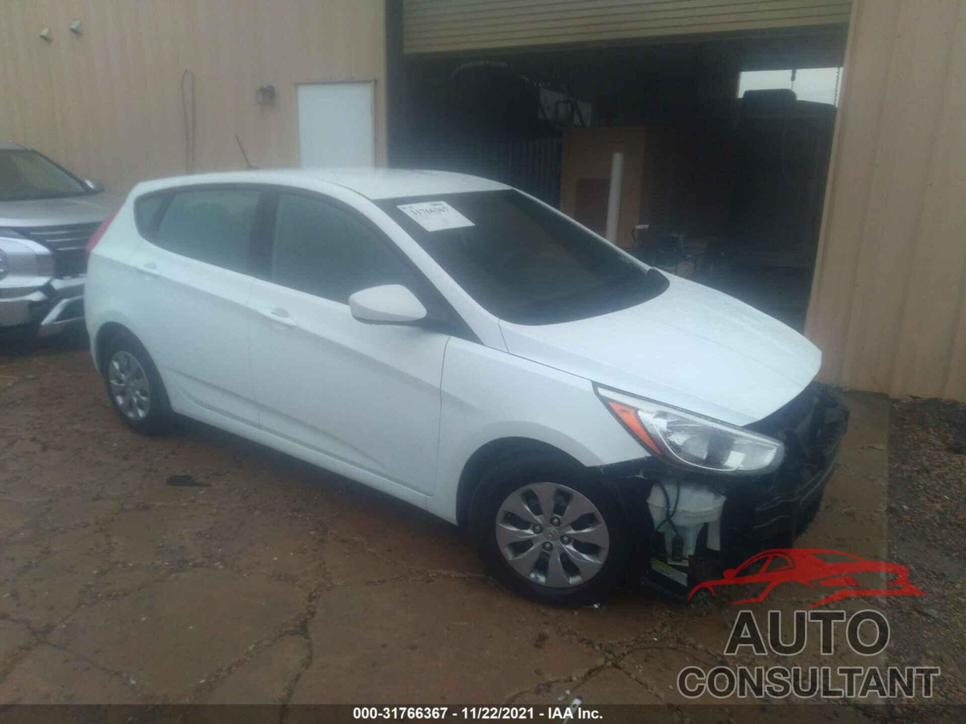 HYUNDAI ACCENT 2017 - KMHCT5AE6HU342046
