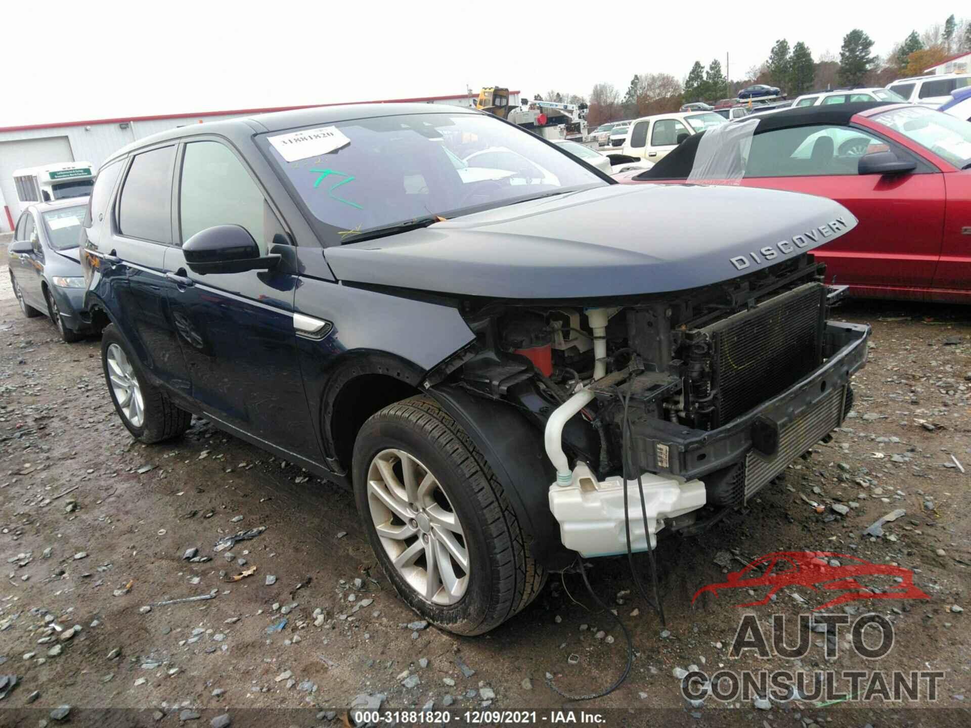 LAND ROVER DISCOVERY SPORT 2017 - SALCR2BG4HH707939