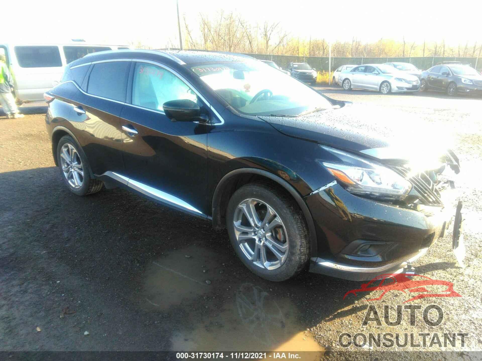 NISSAN MURANO 2017 - 5N1AZ2MHXHN118735