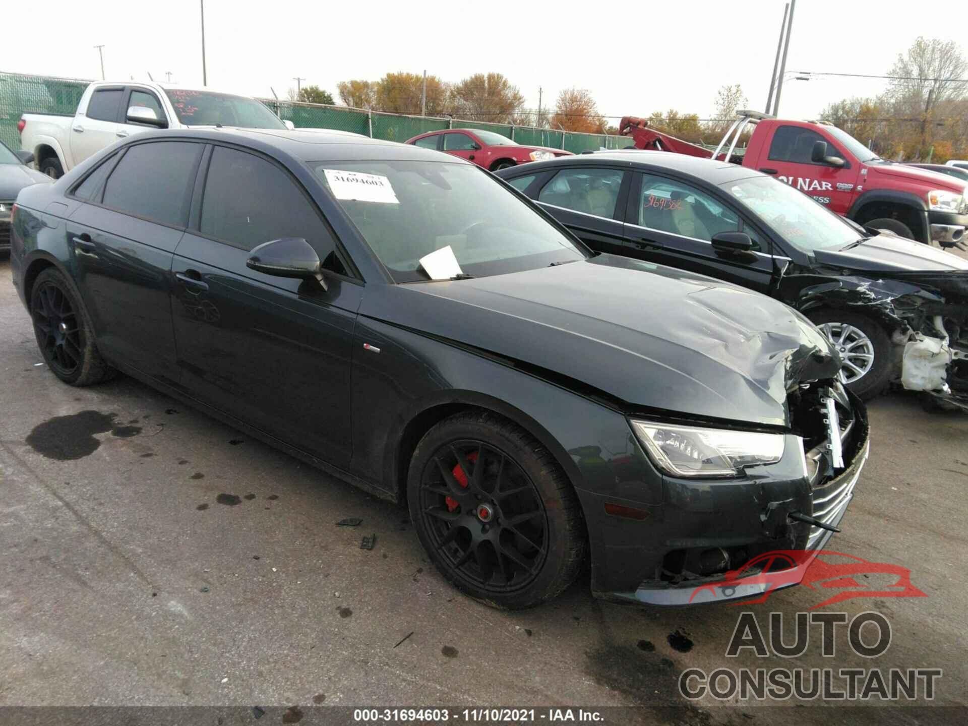 AUDI A4 2017 - WAUANAF41HN044879