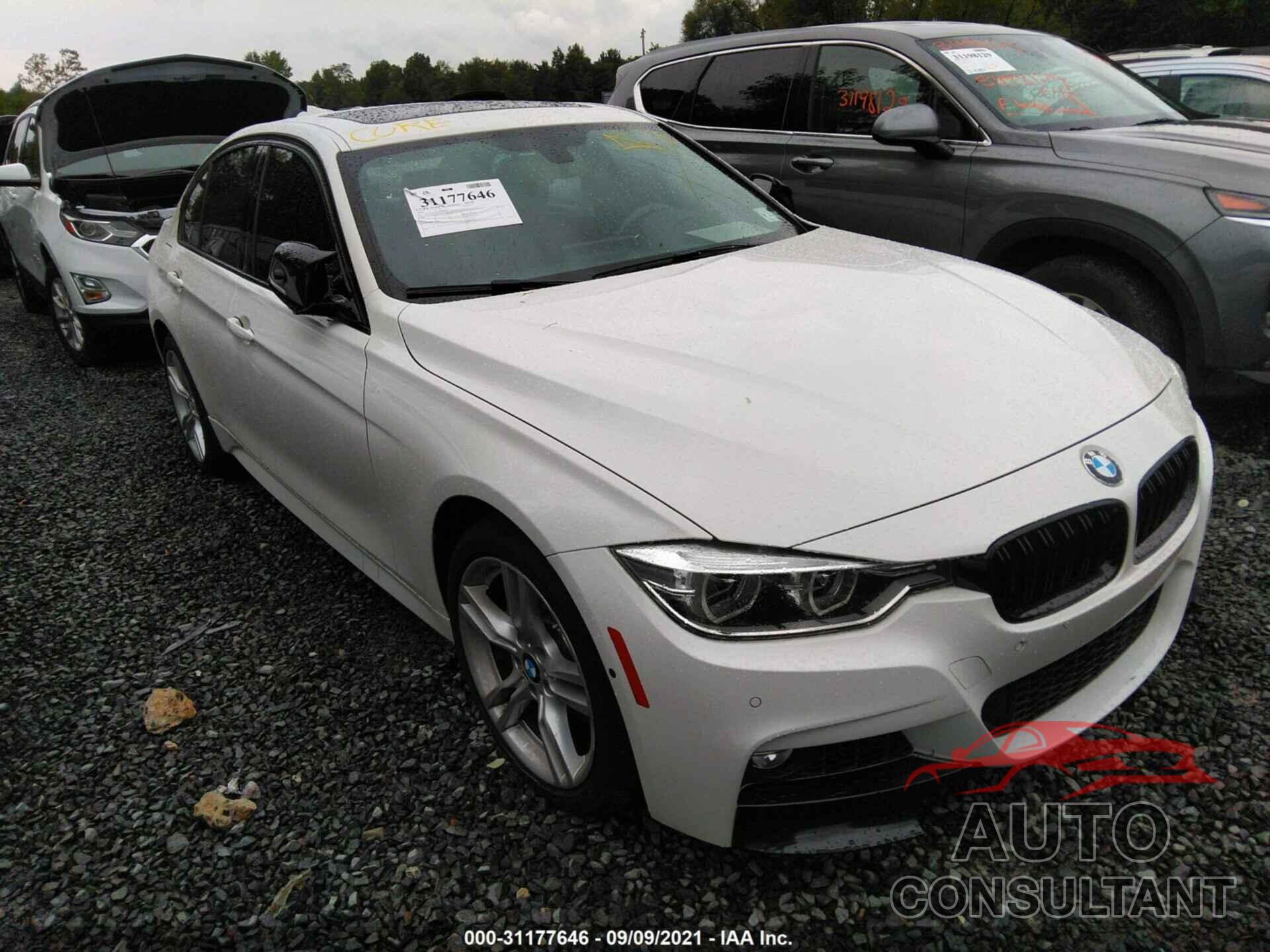 BMW 3 SERIES 2016 - WBA8B7G56GNT95187
