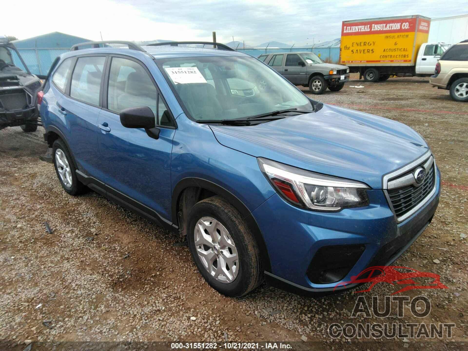 SUBARU FORESTER 2019 - JF2SKACC9KH493262