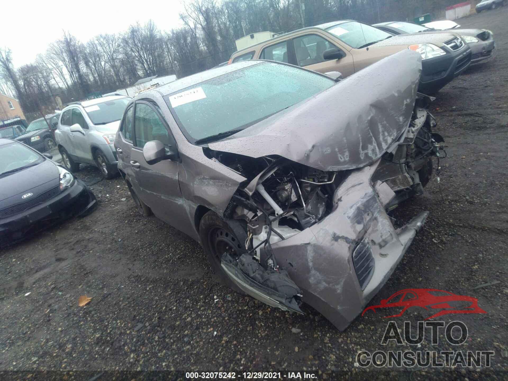 TOYOTA COROLLA 2016 - 2T1BURHE5GC539604