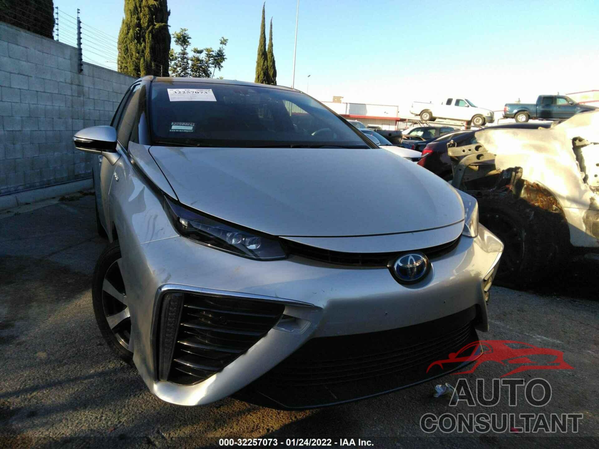 TOYOTA MIRAI 2017 - JTDBVRBDXHA001600