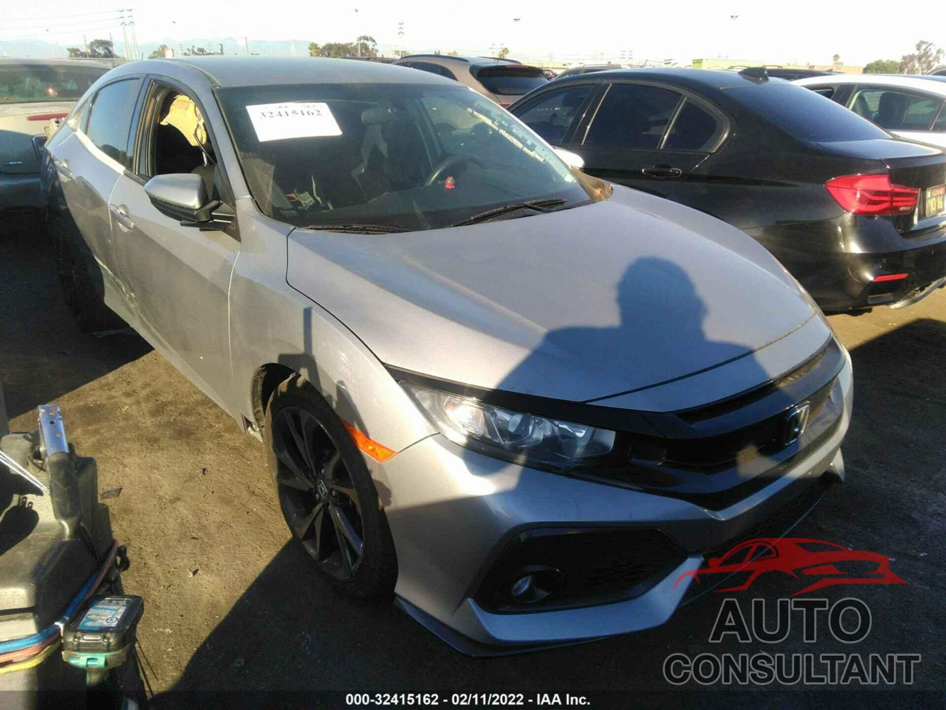 HONDA CIVIC HATCHBACK 2018 - SHHFK7H49JU235342