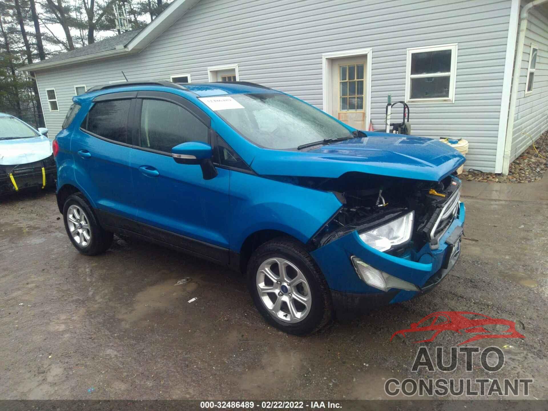 FORD ECOSPORT 2019 - MAJ6S3GL6KC301840