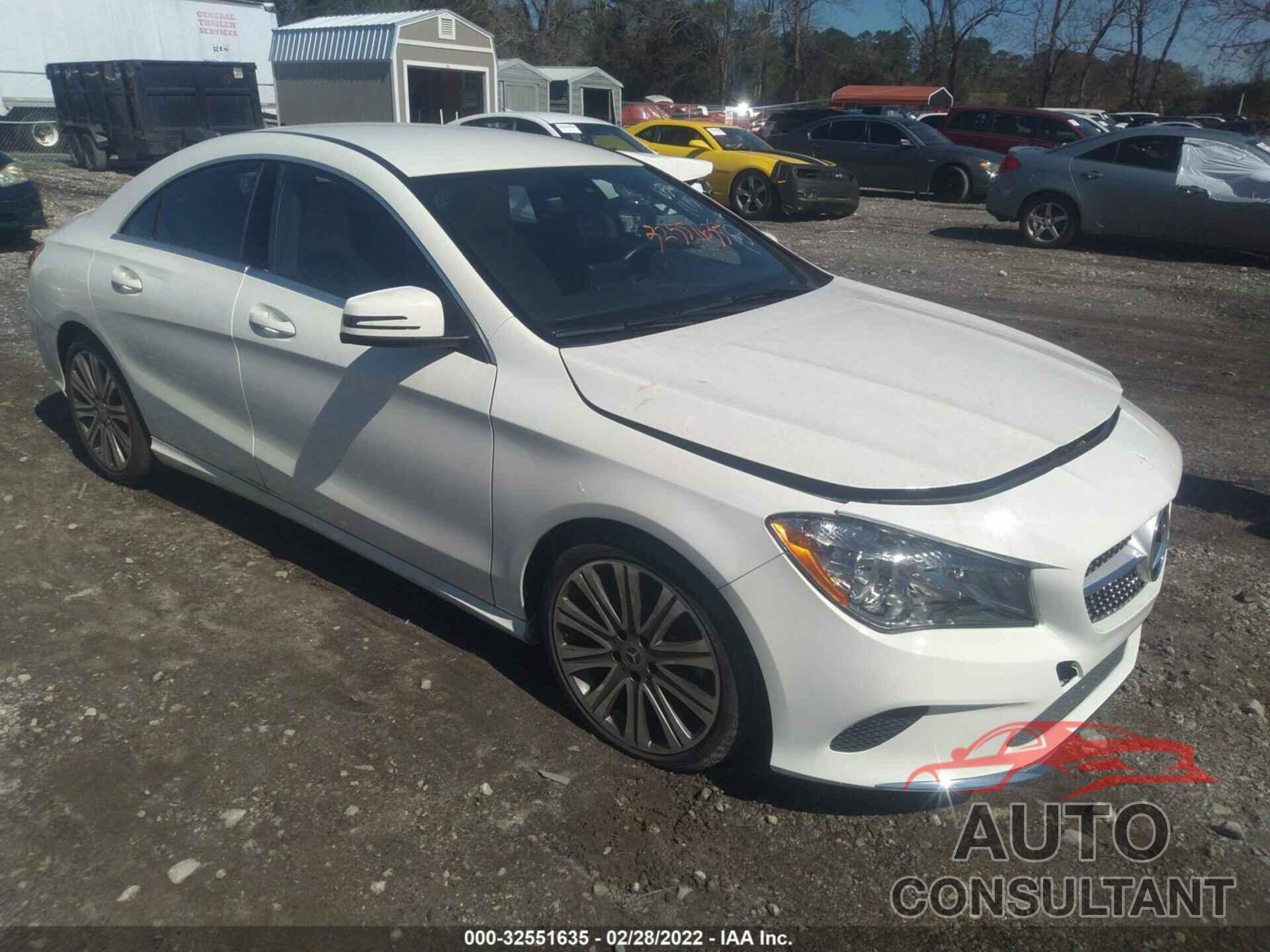 MERCEDES-BENZ CLA 2018 - WDDSJ4EB1JN586306