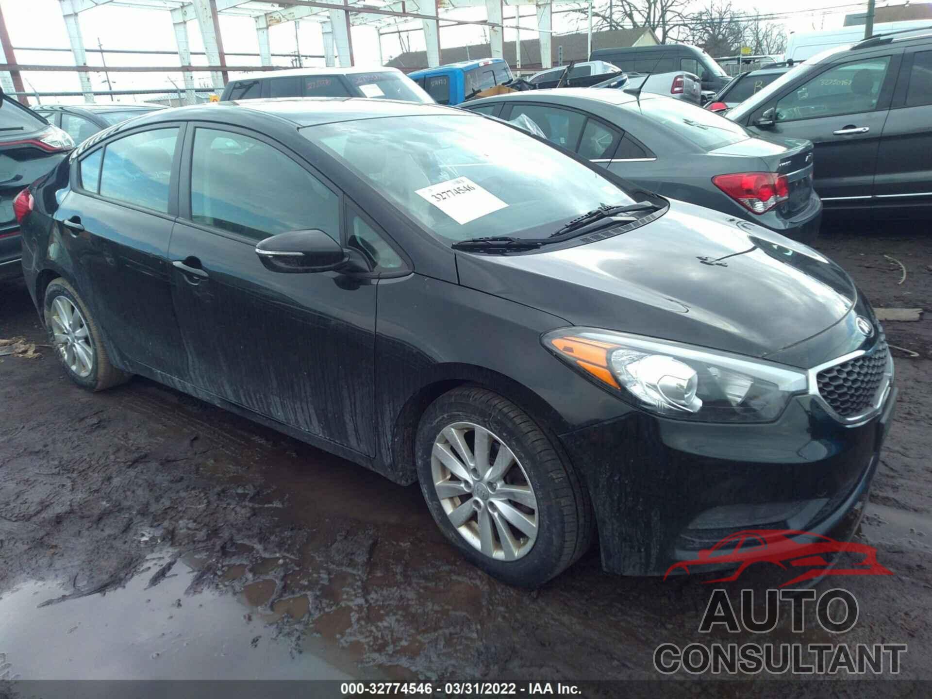 KIA FORTE 2016 - KNAFX4A65G5568285