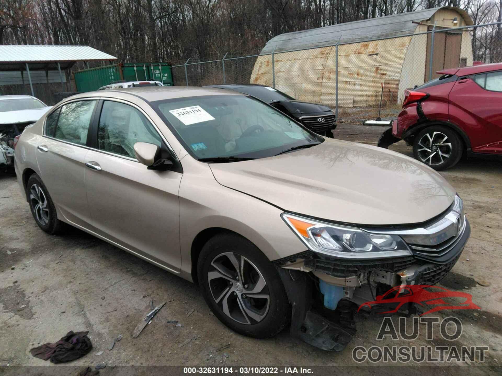 HONDA ACCORD SEDAN 2016 - 1HGCR2F3XGA023288