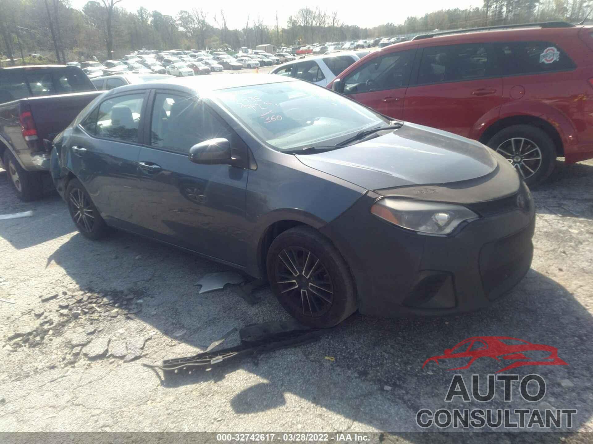TOYOTA COROLLA 2016 - 2T1BURHE2GC537017