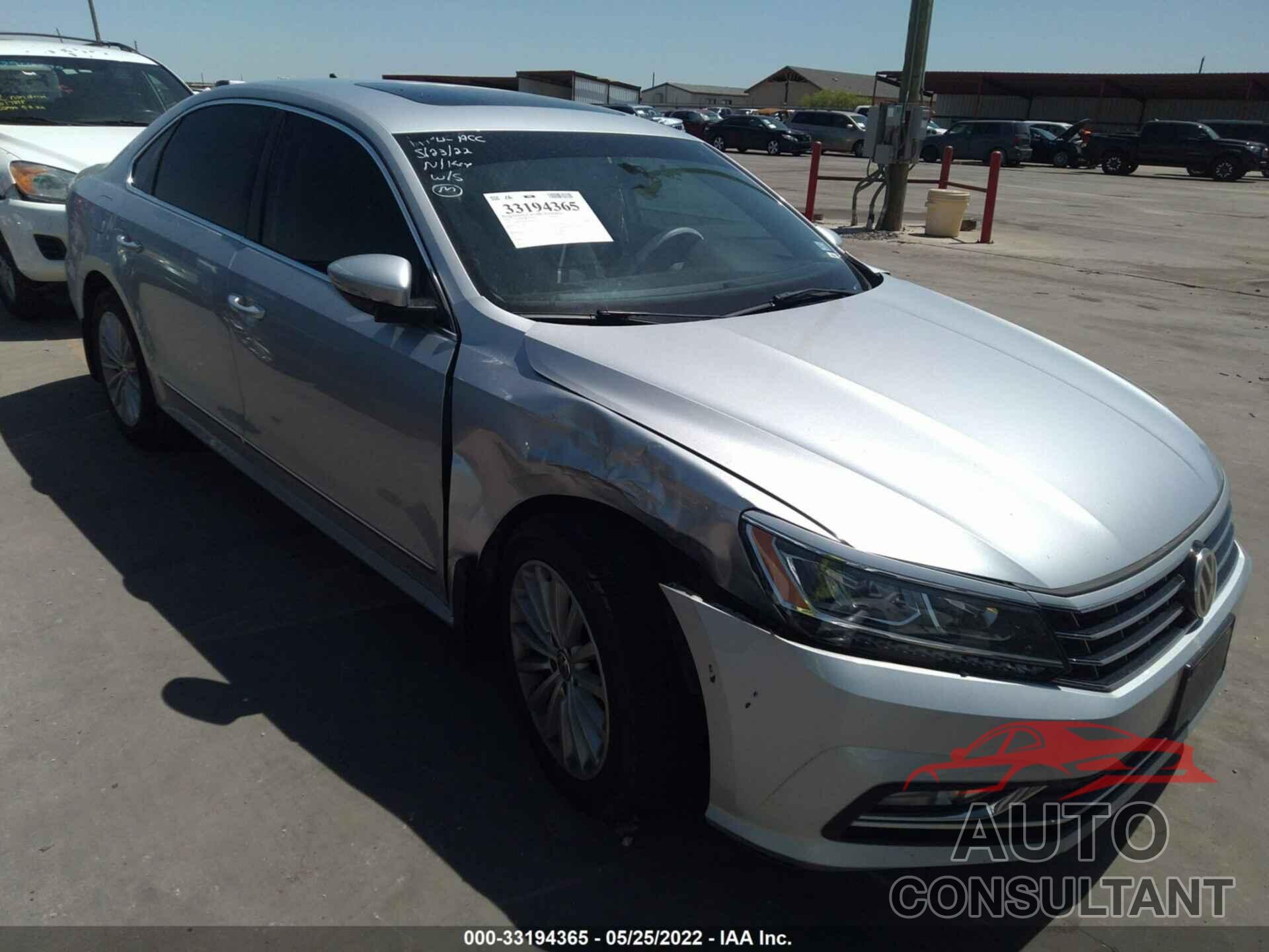 VOLKSWAGEN PASSAT 2017 - 1VWBT7A36HC021668