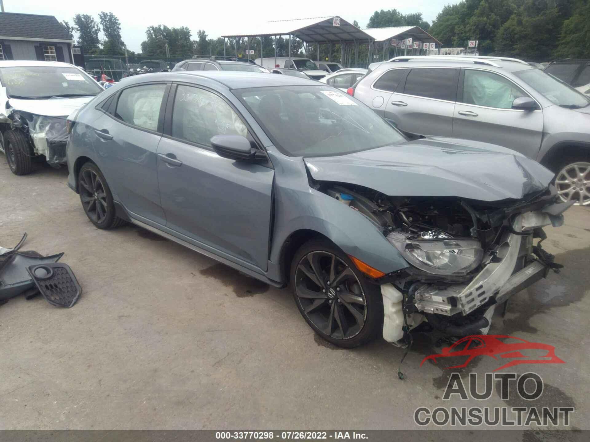 HONDA CIVIC HATCHBACK 2018 - SHHFK7H48JU416626