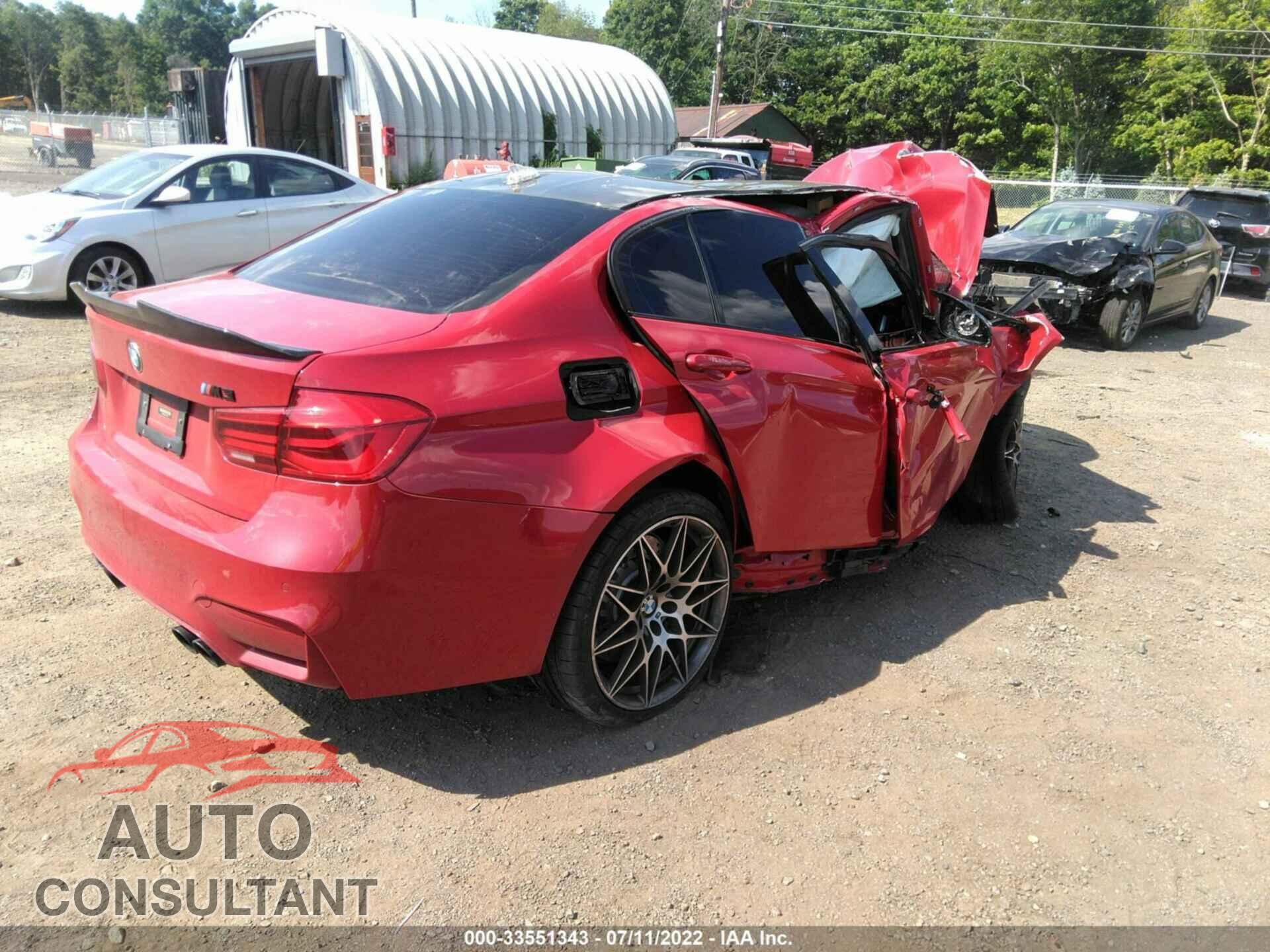 BMW M3 2018 - WBS8M9C54J5K99444