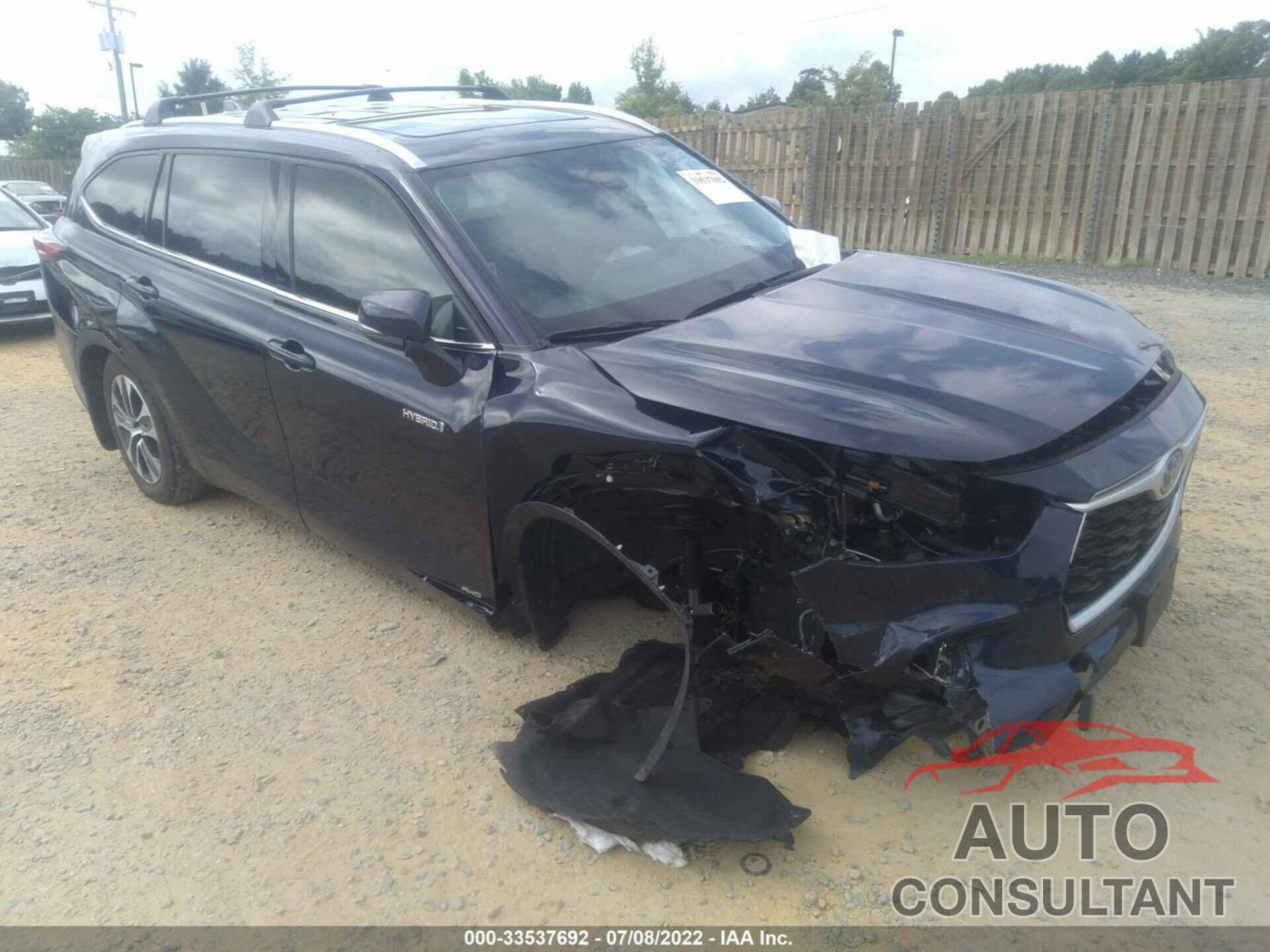TOYOTA HIGHLANDER 2021 - 5TDGBRCH9MS059162