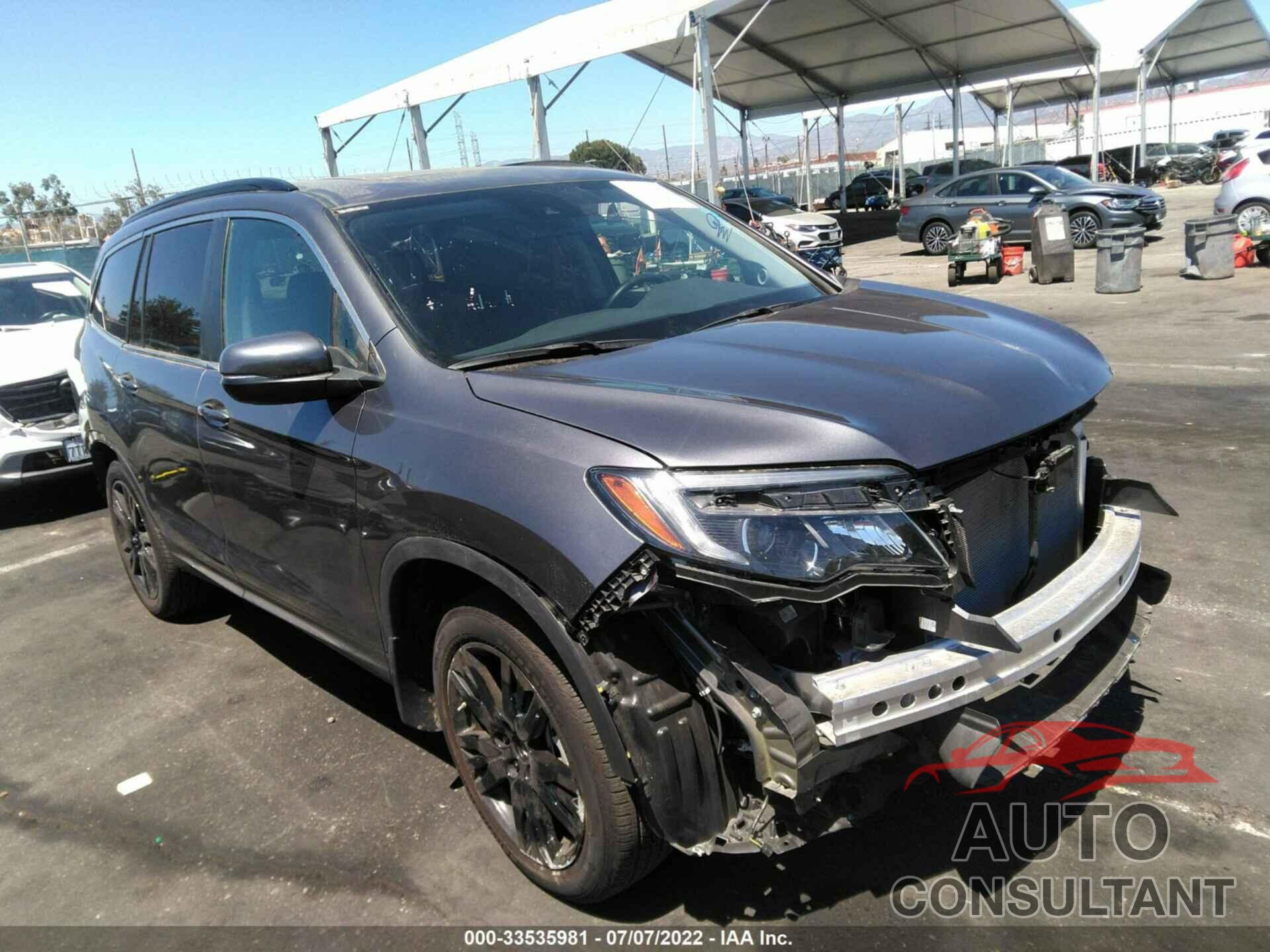 HONDA PILOT 2021 - 5FNYF5H25MB024791