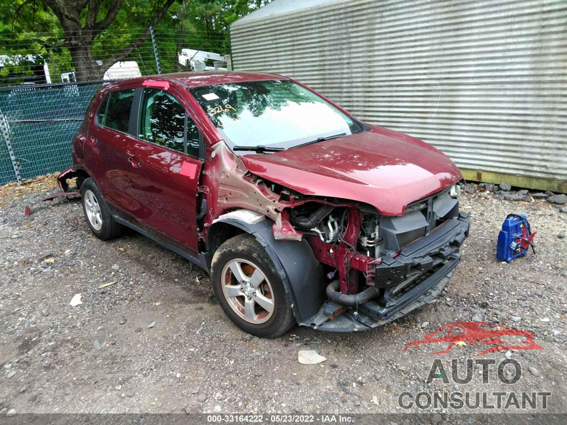 CHEVROLET TRAX 2016 - 3GNCJNSB7GL129301