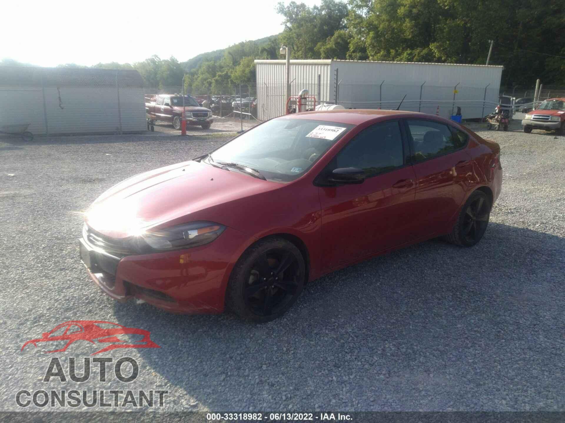 DODGE DART 2016 - 1C3CDFBBXGD531572