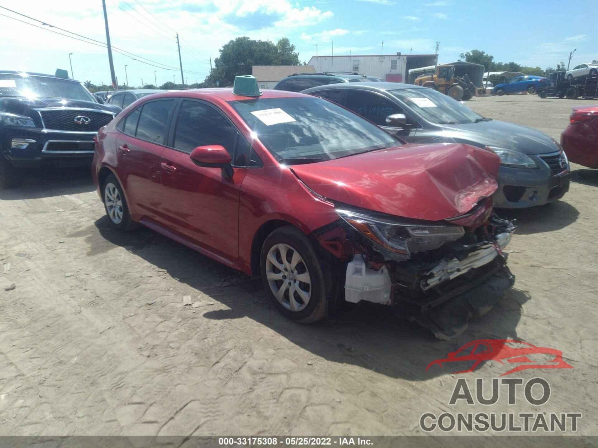 TOYOTA COROLLA 2020 - 5YFEPRAE9LP080148