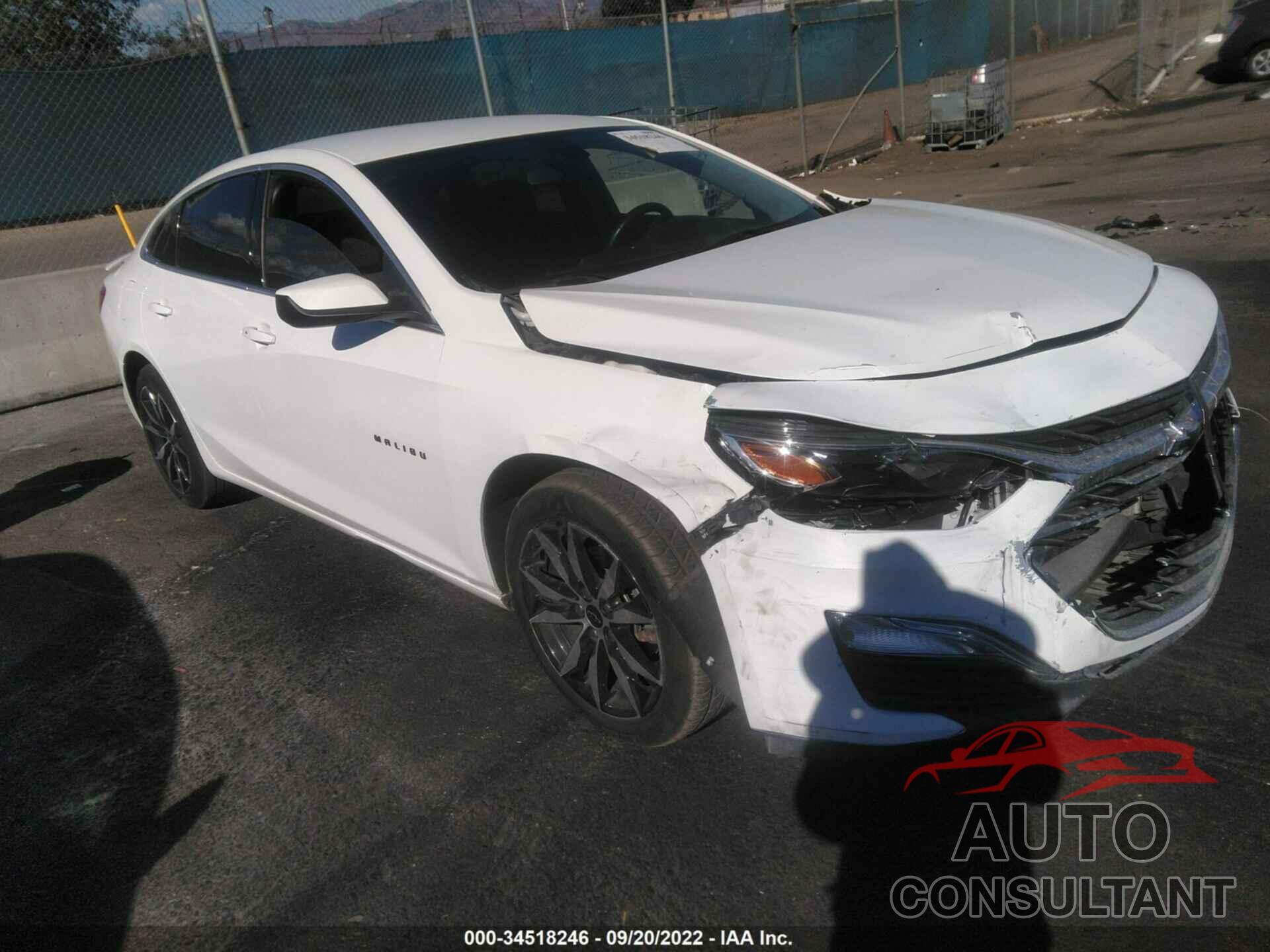 CHEVROLET MALIBU 2020 - 1G1ZG5STXLF086287