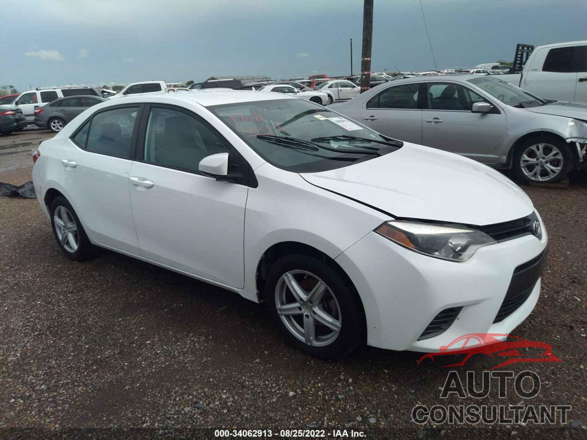 TOYOTA COROLLA 2016 - 5YFBURHE9GP395720