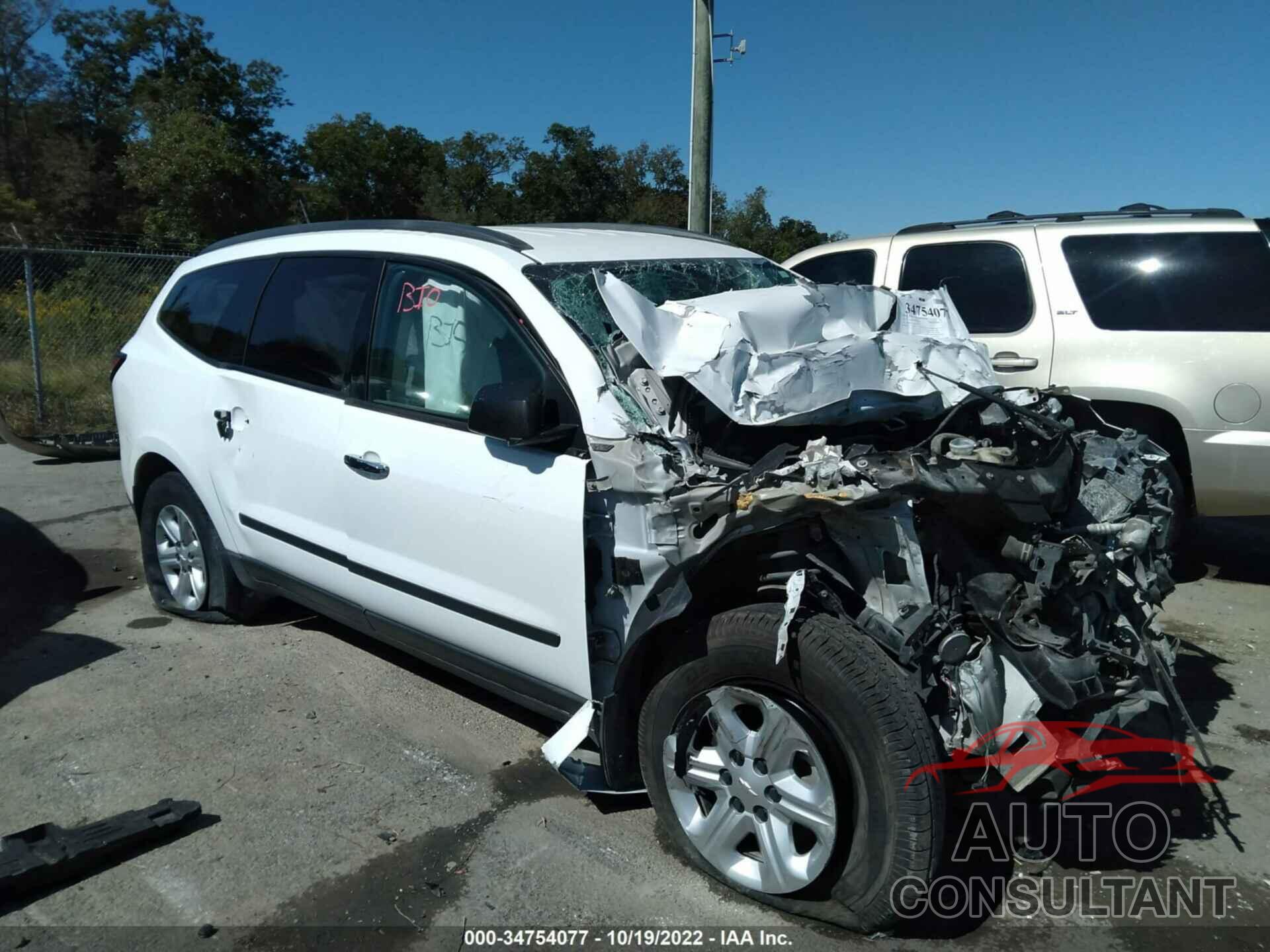 CHEVROLET TRAVERSE 2017 - 1GNKRFED8HJ238821