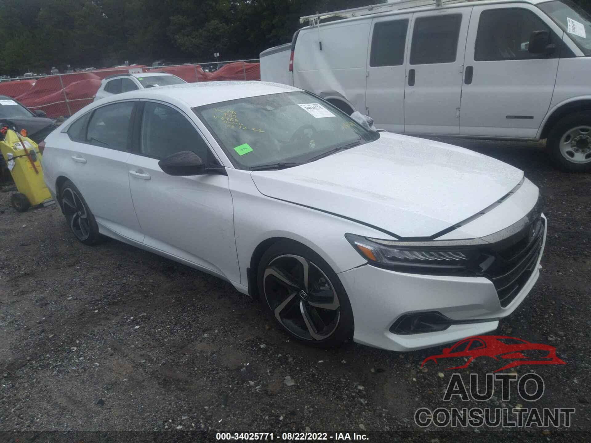 HONDA ACCORD SEDAN 2022 - 1HGCV1F41NA026768