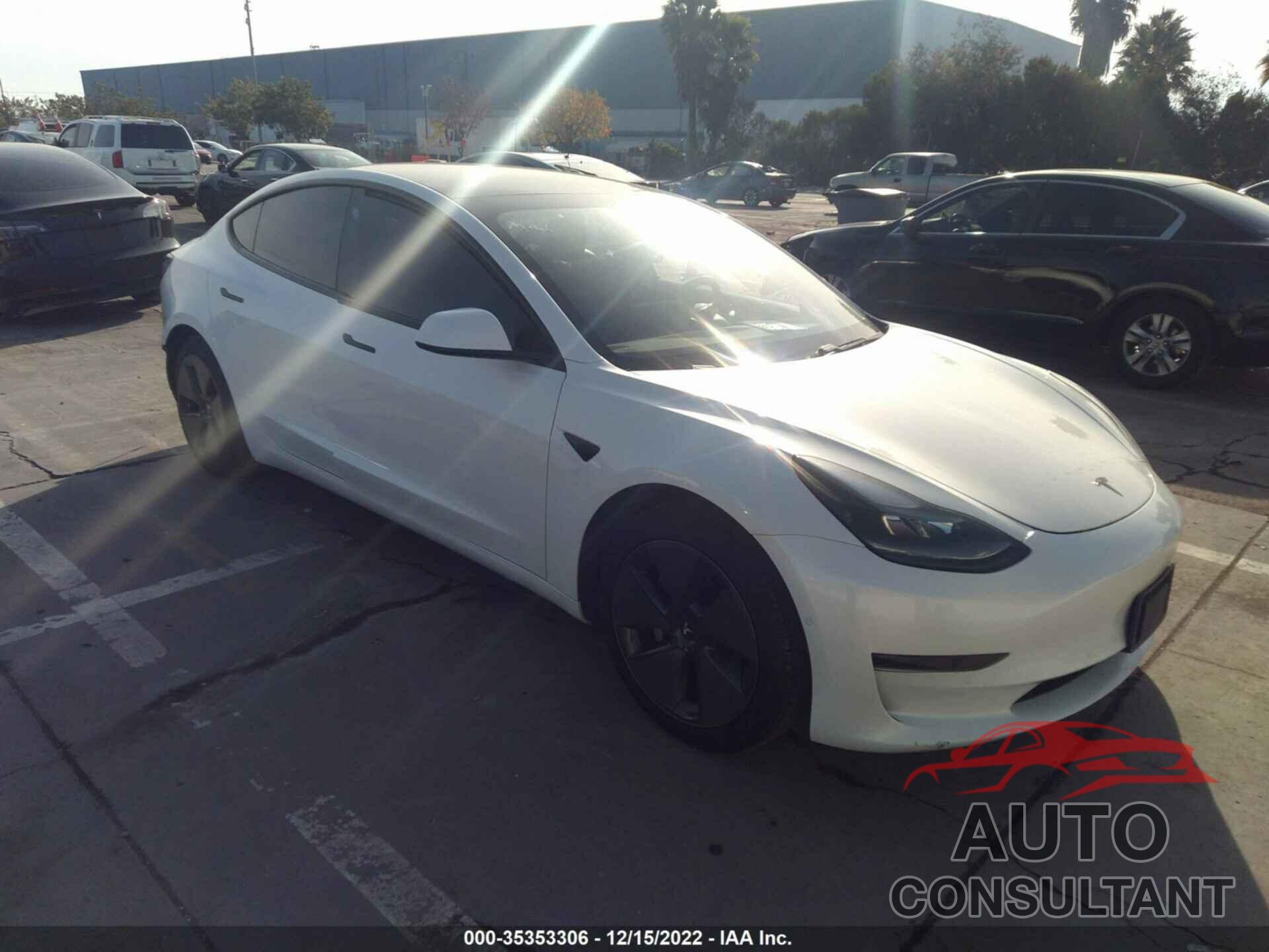 TESLA MODEL 3 2021 - 5YJ3E1EA8MF013656