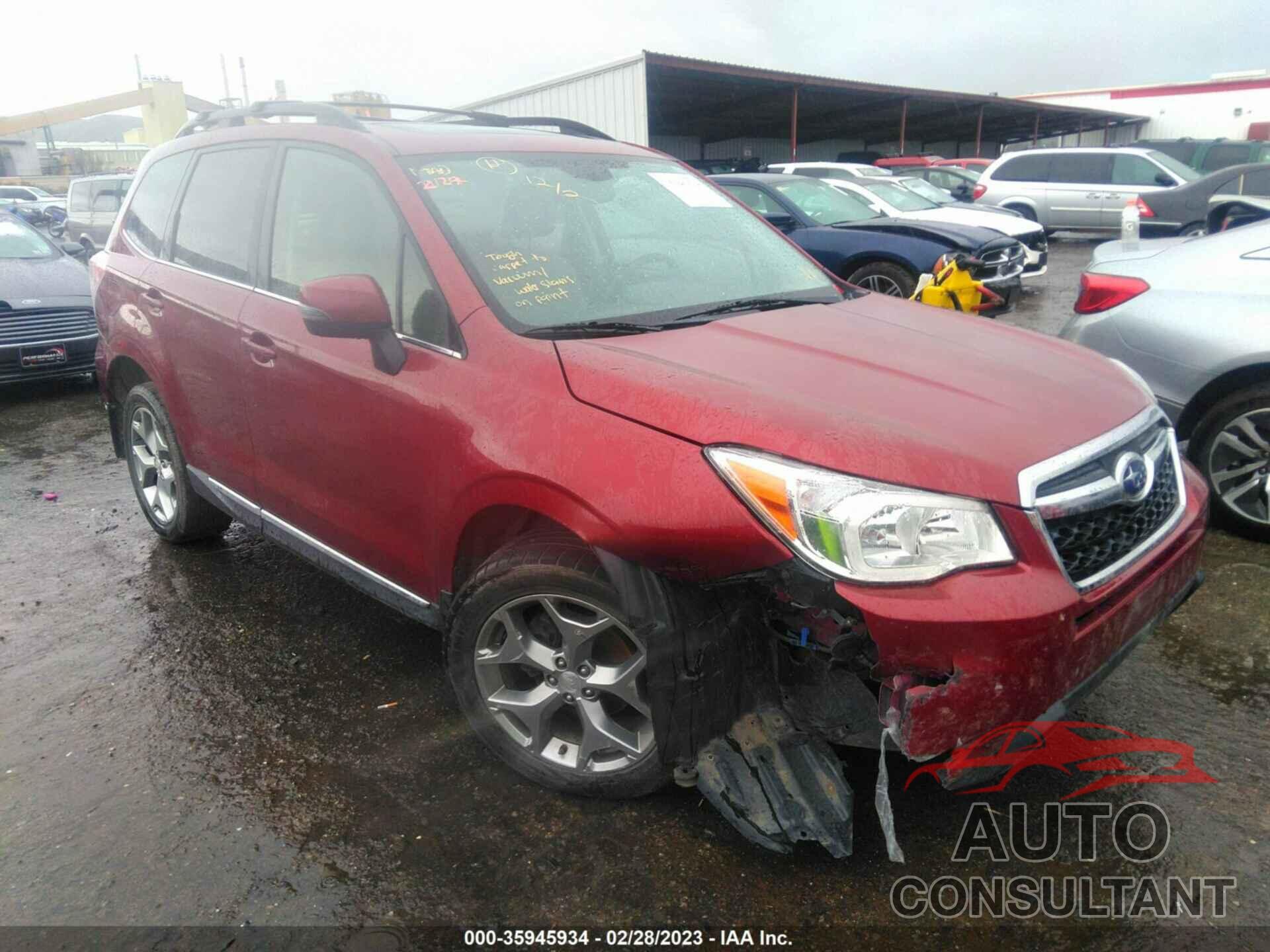 SUBARU FORESTER 2016 - JF2SJAXC2GH490949