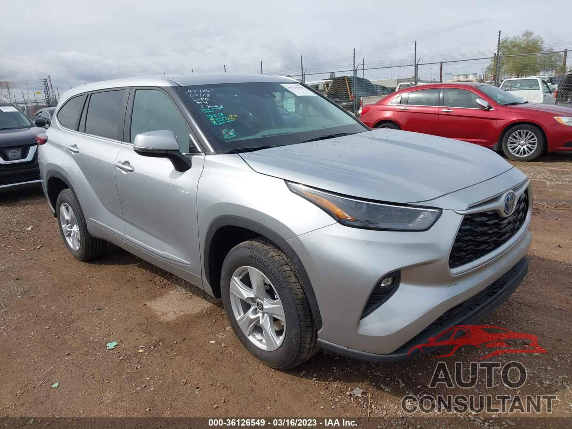 TOYOTA HIGHLANDER 2023 - 5TDZARAHXPS519545