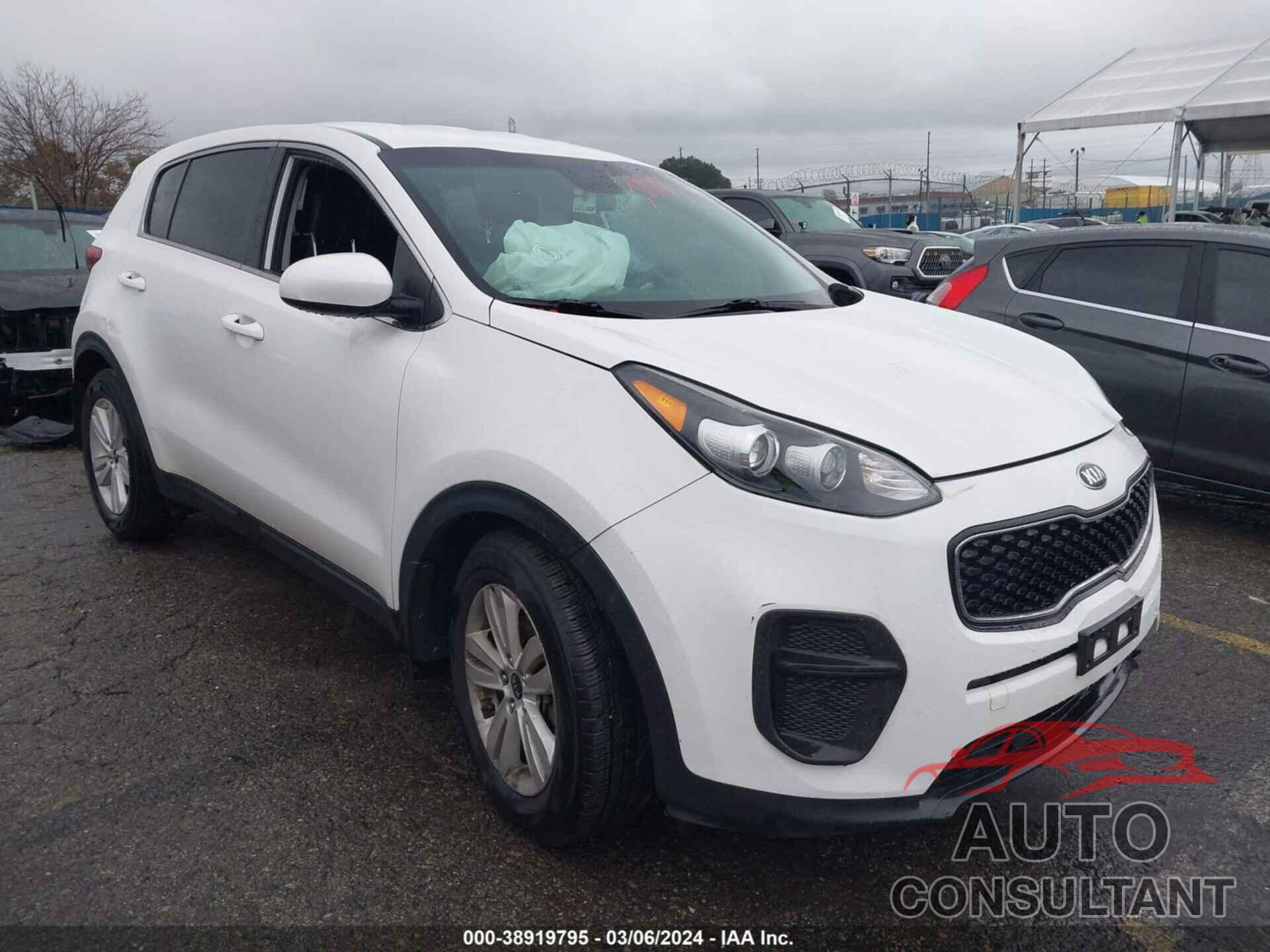 KIA SPORTAGE 2017 - KNDPM3AC1H7096950