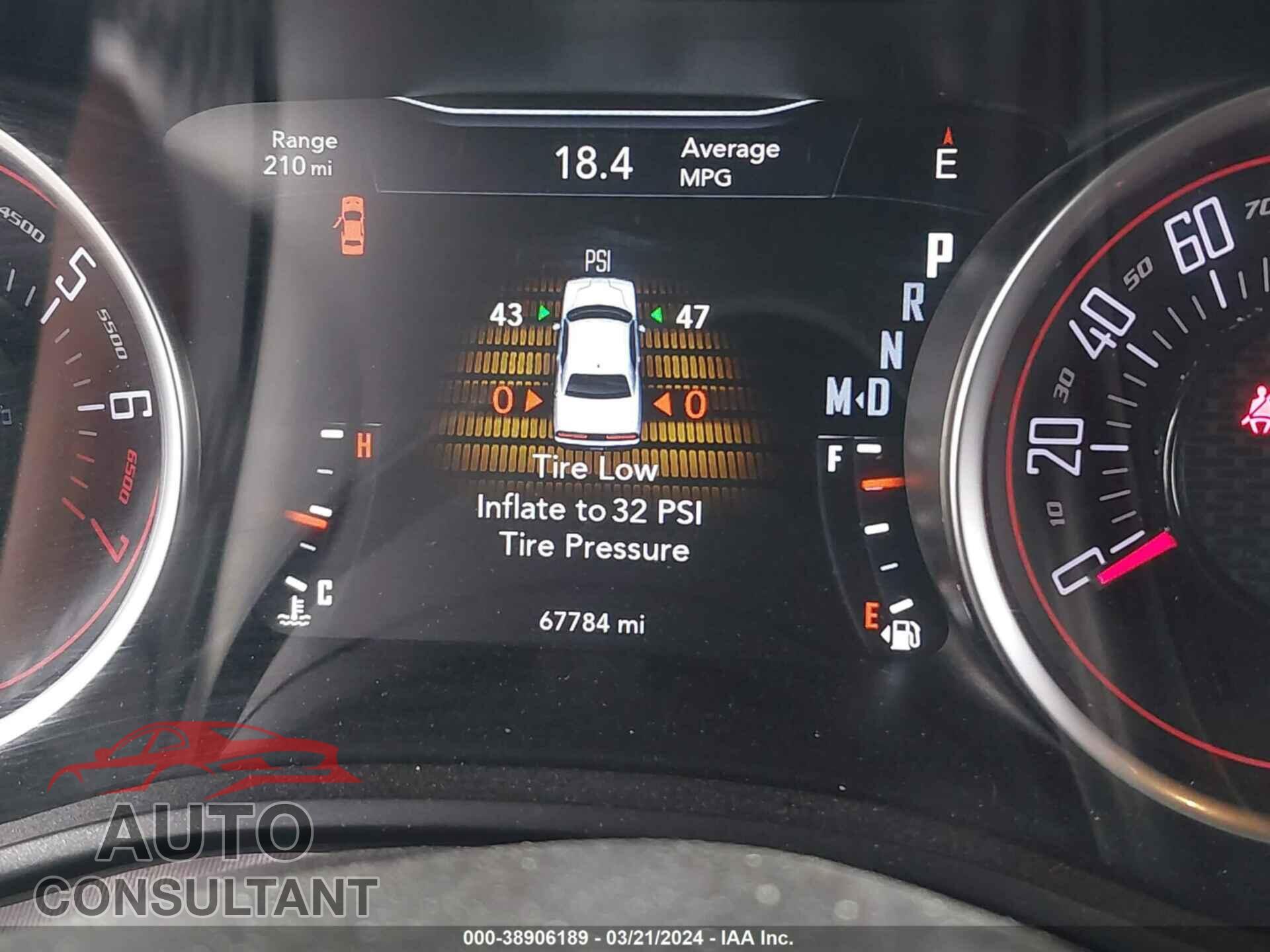 DODGE CHALLENGER 2019 - 2C3CDZAG0KH672015