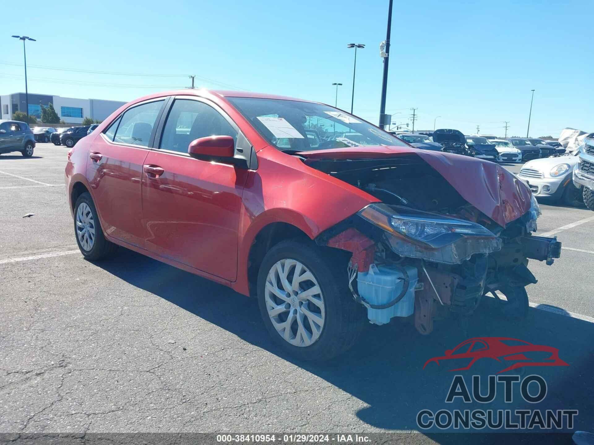 TOYOTA COROLLA 2017 - 5YFBURHE1HP623579