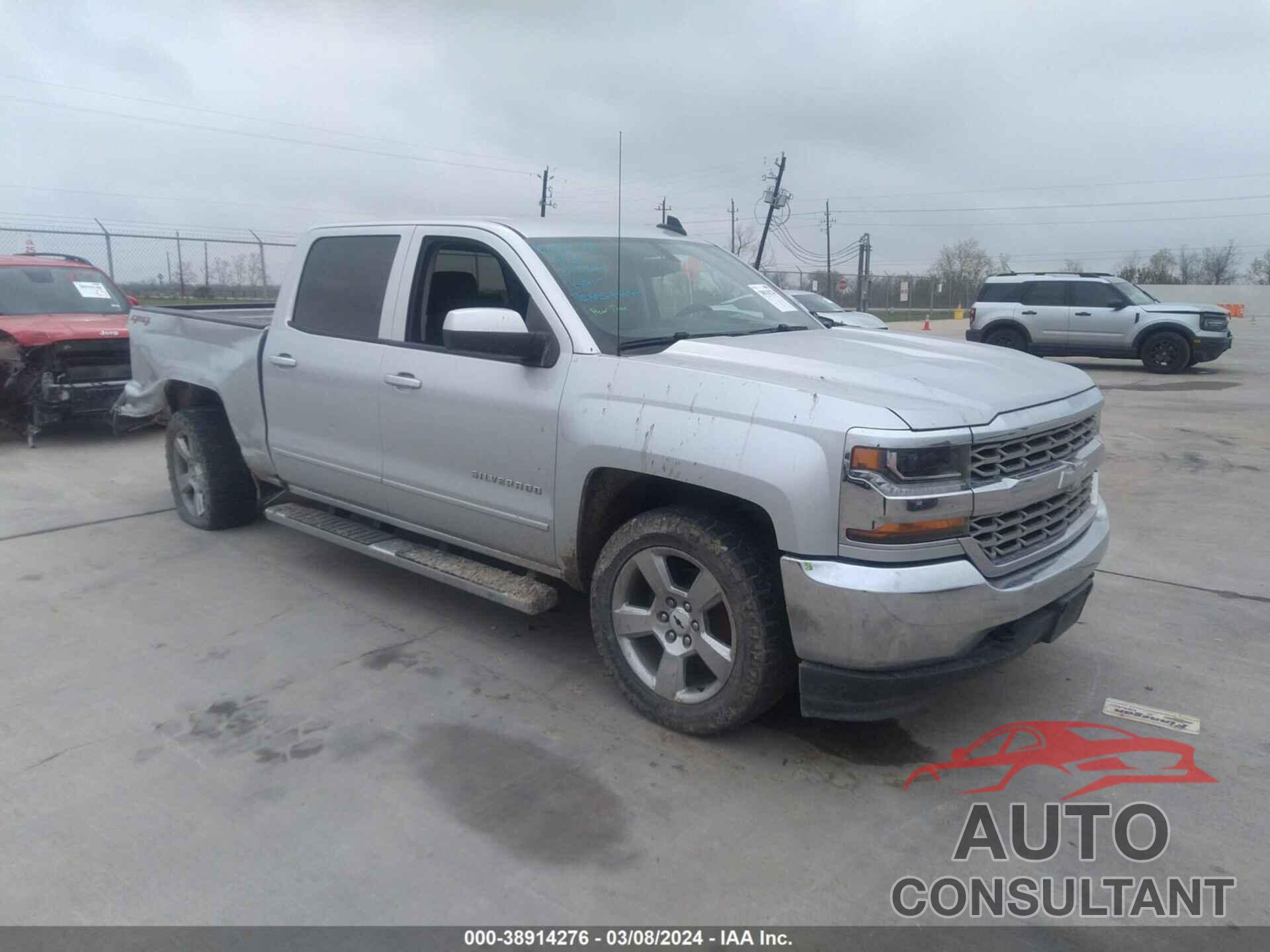 CHEVROLET SILVERADO 2018 - 3GCUKREC0JG189278