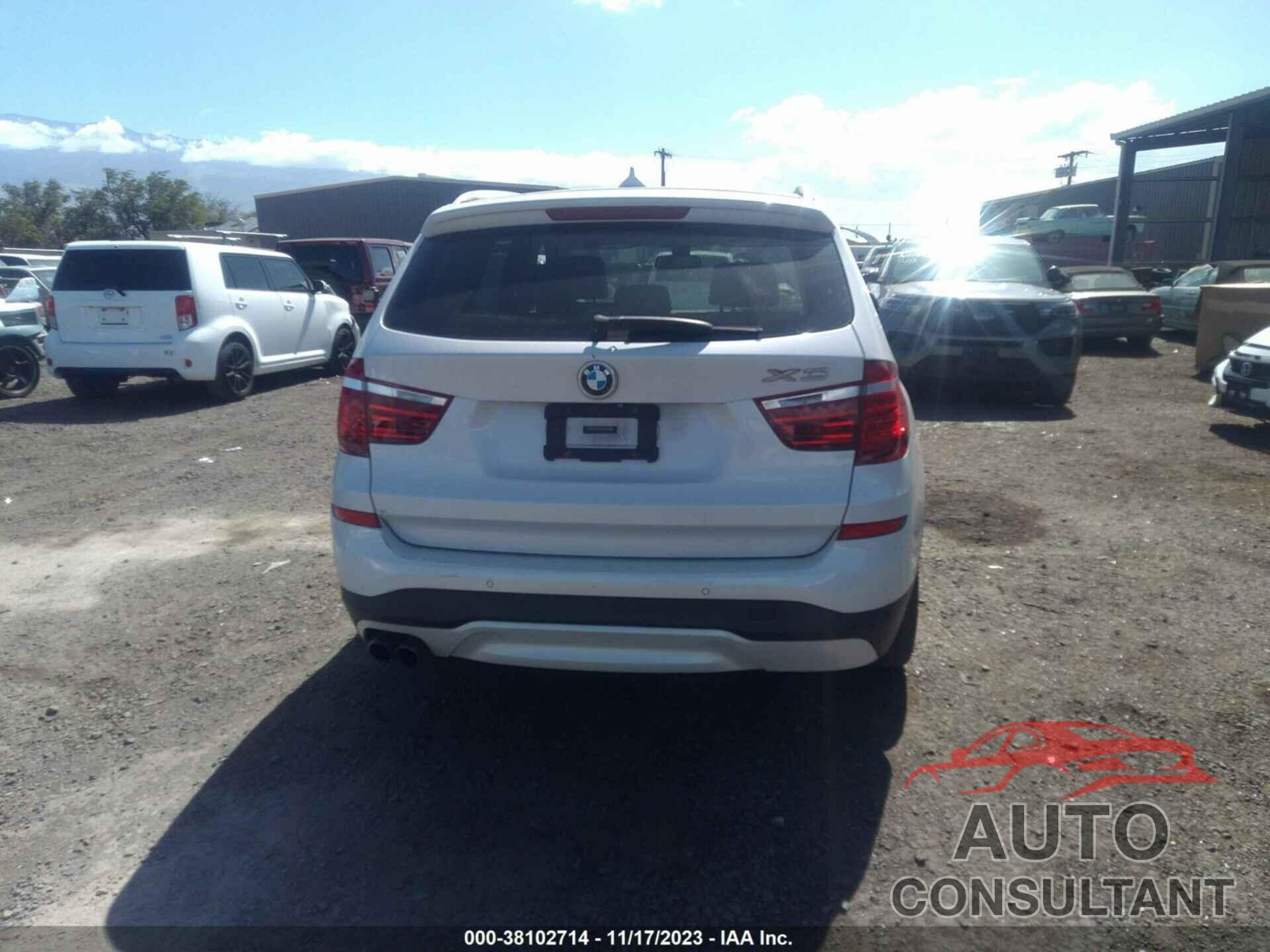 BMW X3 2016 - 5UXWX9C52G0D74218