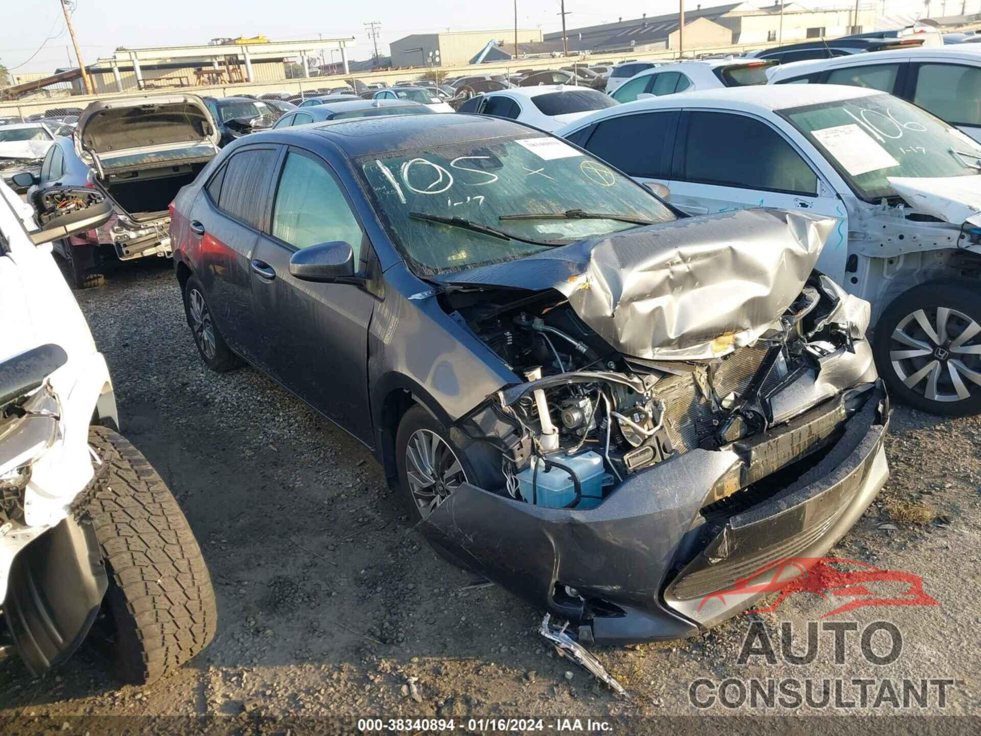 TOYOTA COROLLA 2017 - 5YFBURHE0HP662549