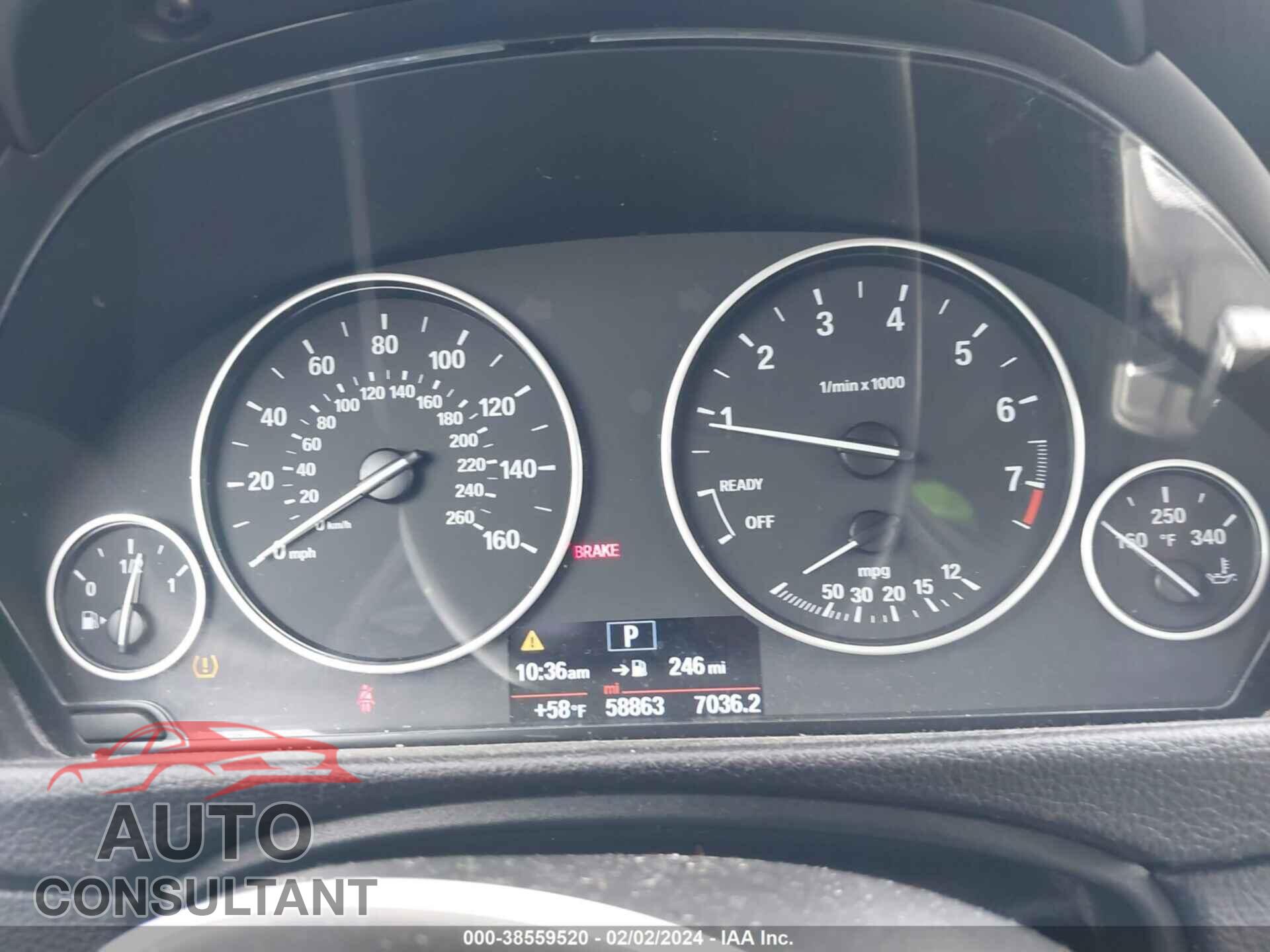 BMW 320 2016 - WBA8E1G57GNU10929