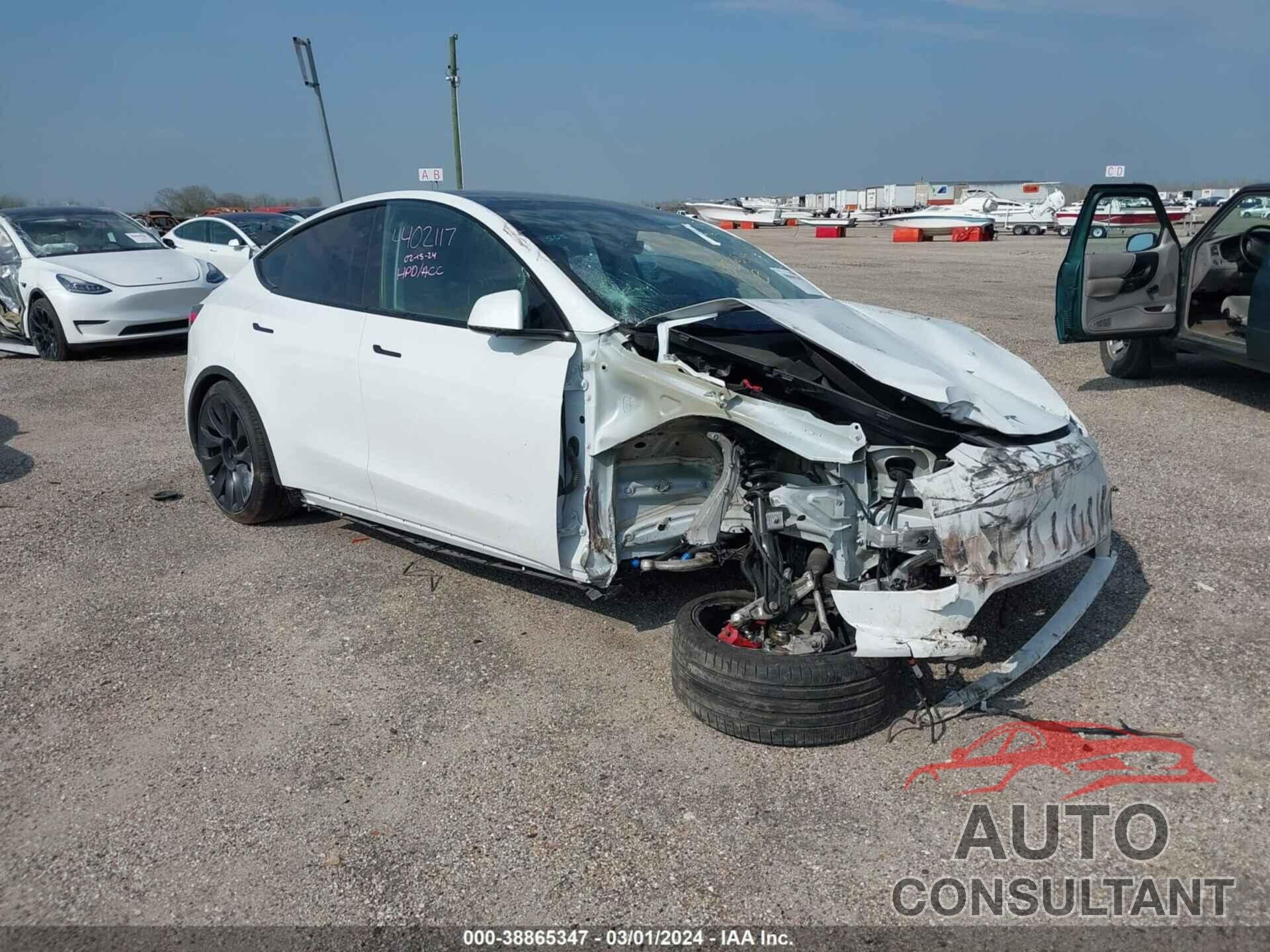 TESLA MODEL Y 2021 - 5YJYGDEF1MF215641
