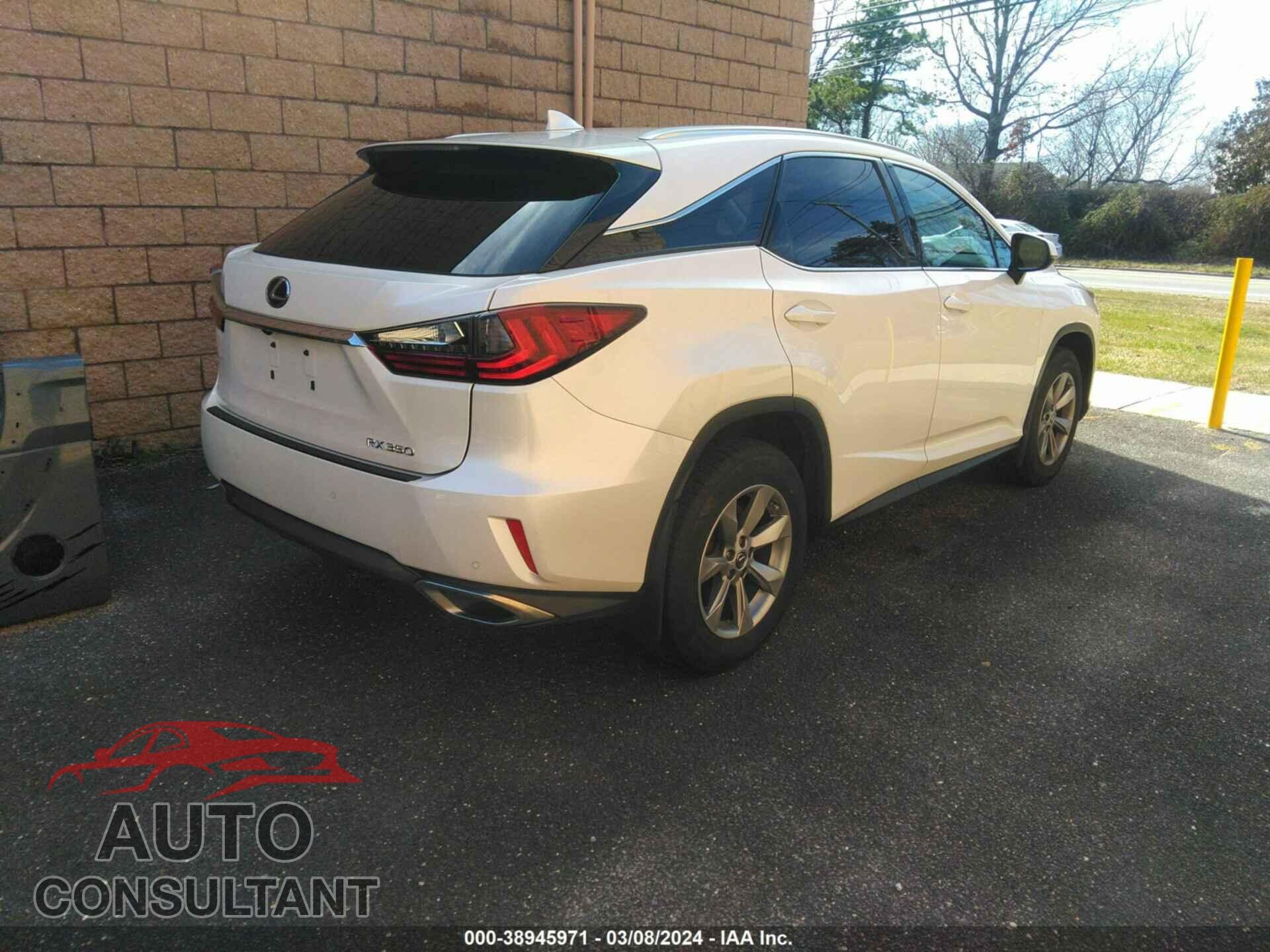 LEXUS RX 2019 - 2T2BZMCA6KC202016
