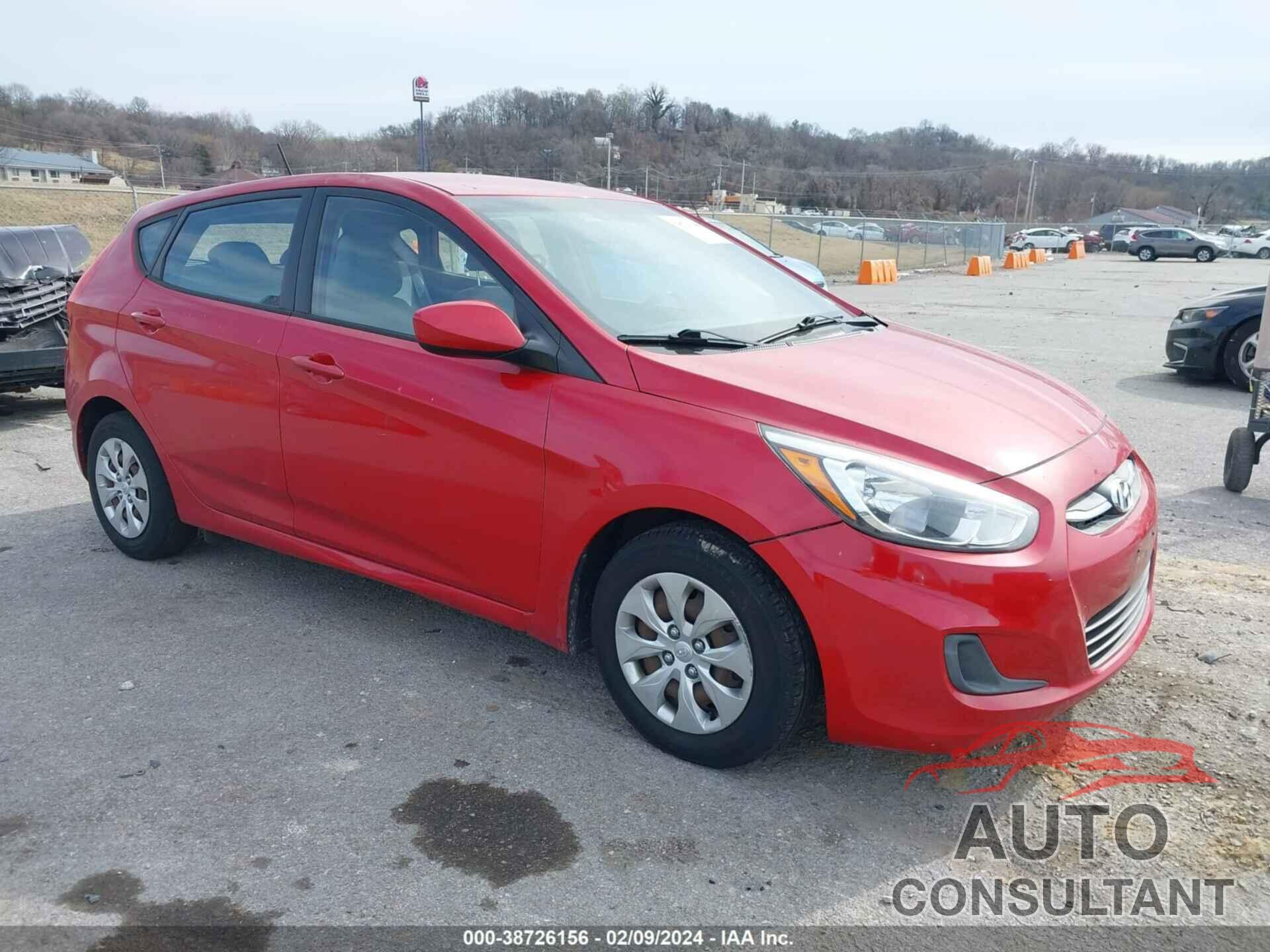 HYUNDAI ACCENT 2016 - KMHCT5AE1GU260224