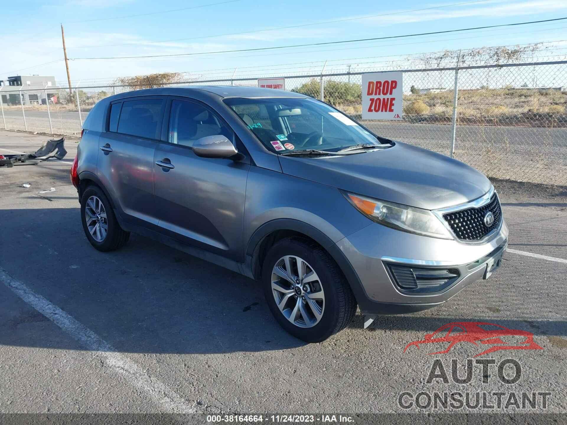 KIA SPORTAGE 2016 - KNDPB3AC3G7804538