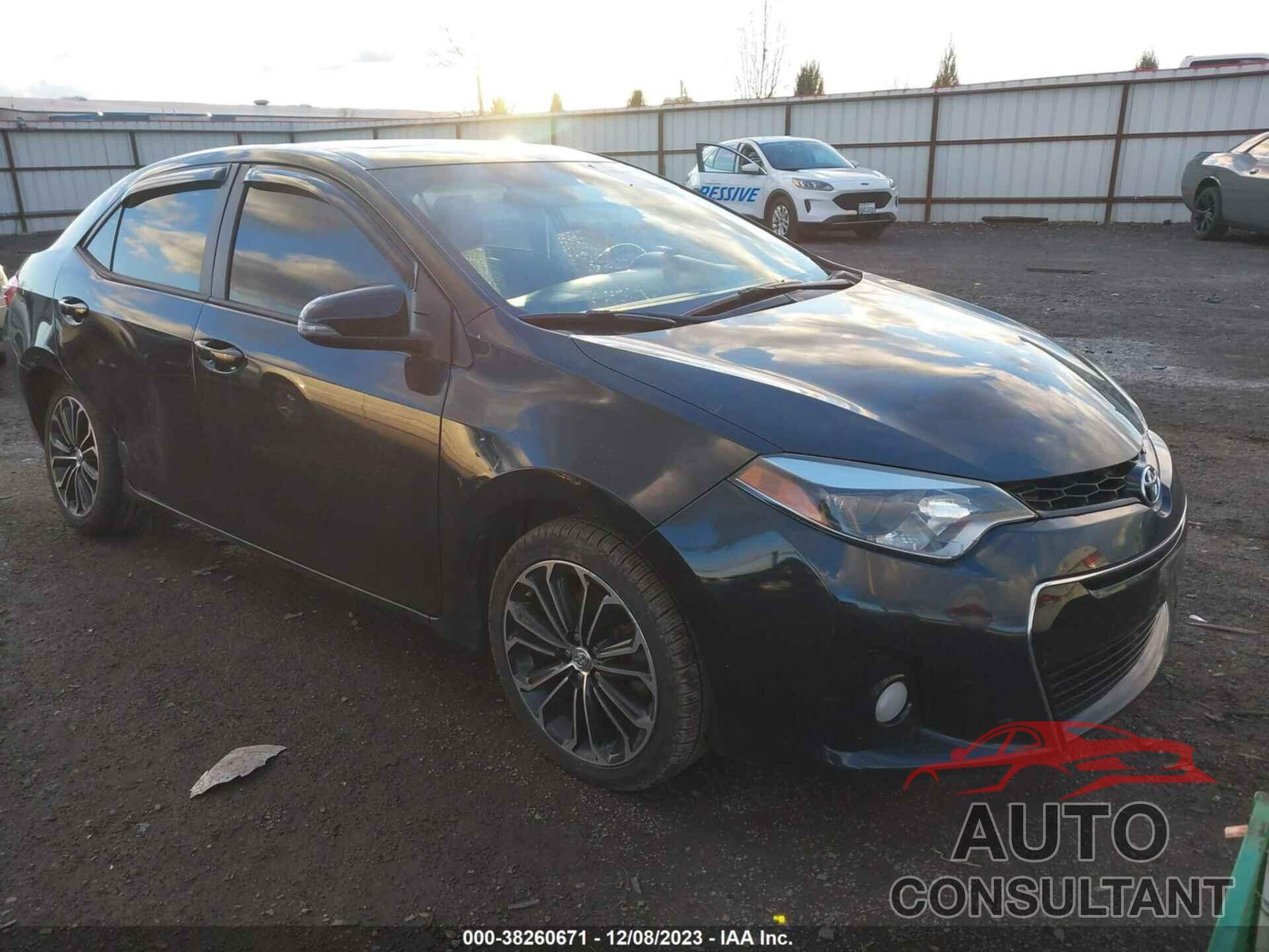TOYOTA COROLLA 2015 - 2T1BURHE3FC346544